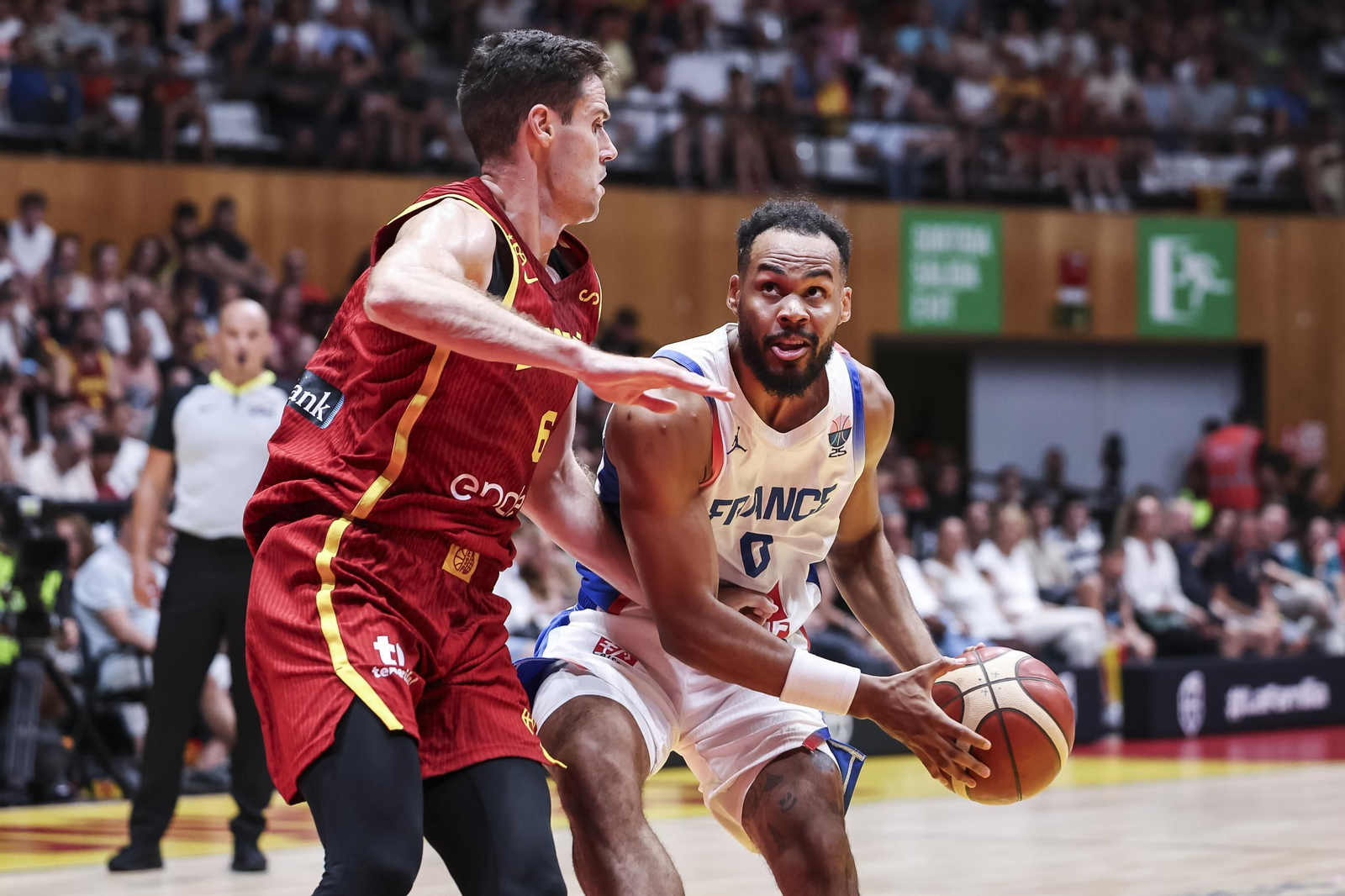 Las fotos del España - Francia de baloncesto