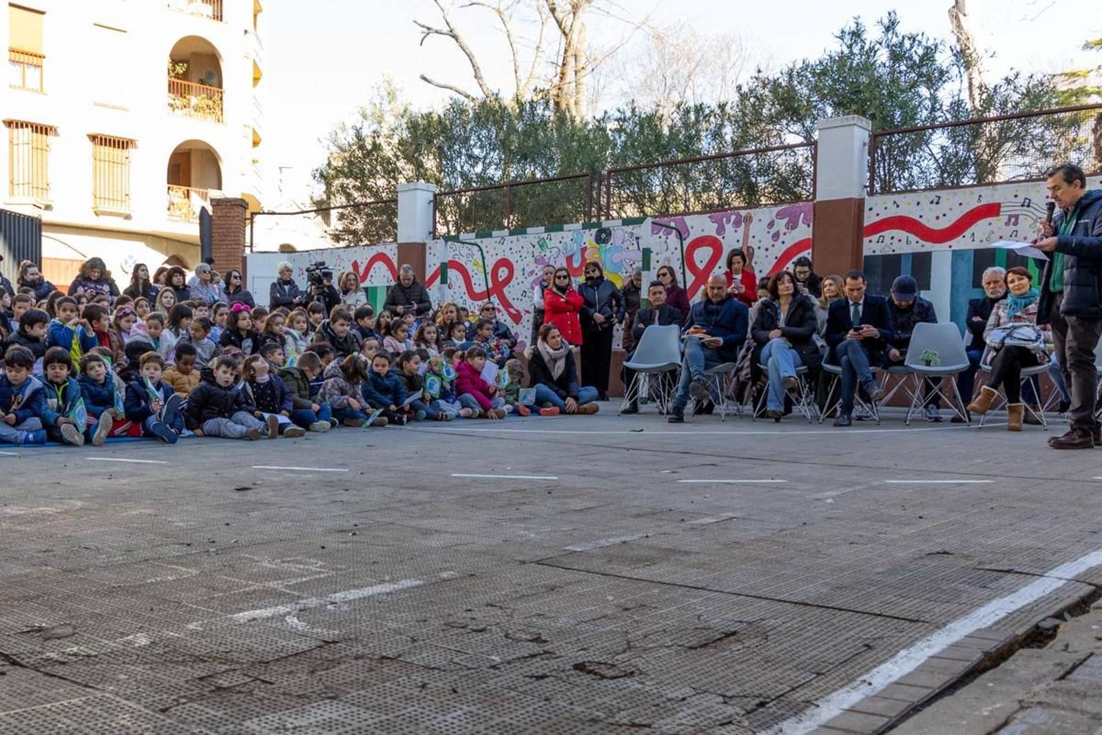 Concesión de la Bandera Verde otorgada por la Red Andaluza de Ecoescuelas al CEIP Jesús María de Jaén