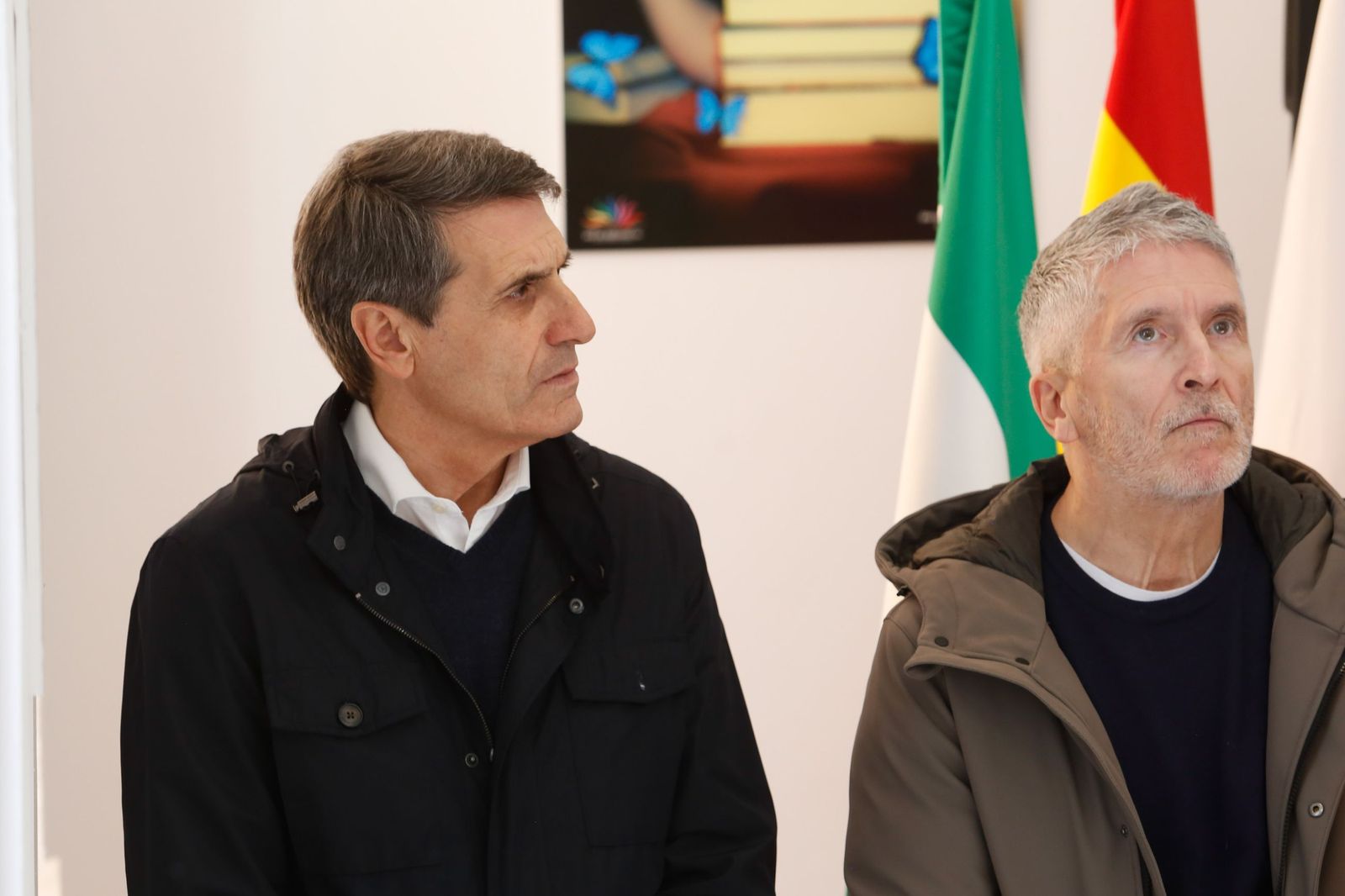 Las fotografías de la visita de Pedro Sánchez al puesto de mando avanzado de San Roque