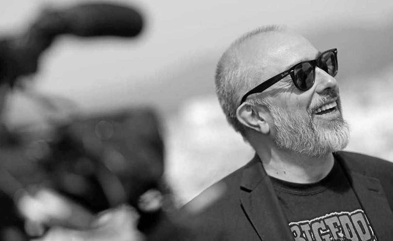 Álex de la Iglesia, ayer, en la terraza del Hotel AC Málaga Palacio.