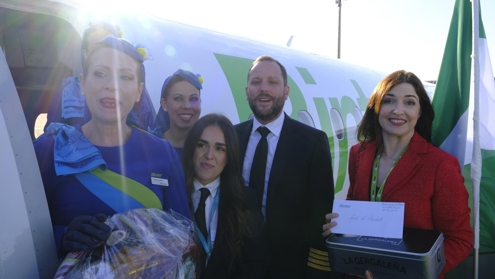 La compañía canaria Binter llega a Almería para quedarse, en imágenes