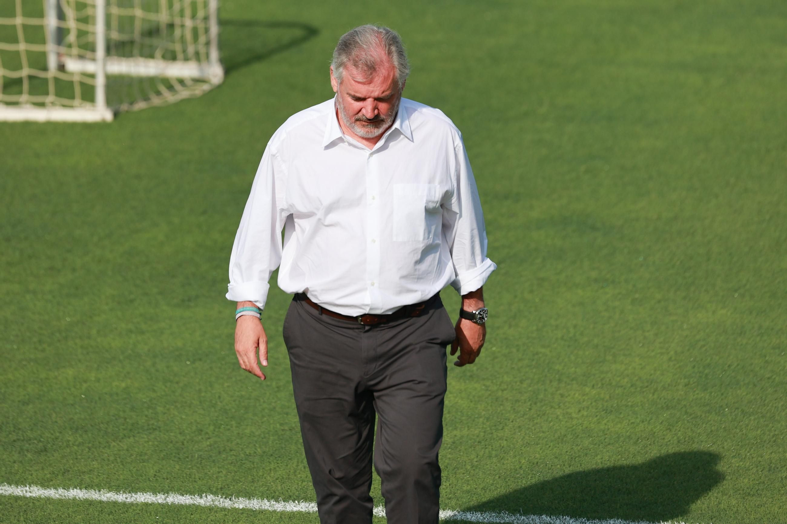 Manuel Vizcaíno el miércoles en El Rosal.
