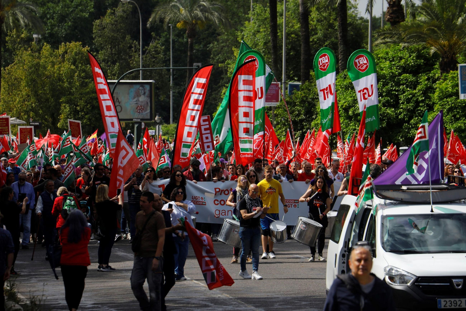 Todas las imágenes de la manifestación del 1 de mayo en Córdoba Todas las imágenes de la manifestación del 1 de mayo en Córdoba