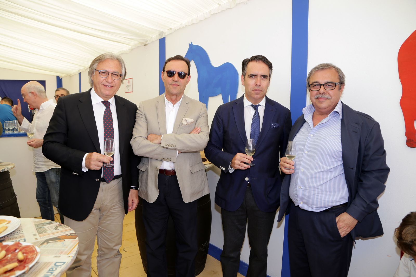 Francisco Camas, Juan Expósito, Rafael Navas y José Luis Fernández Orozco.