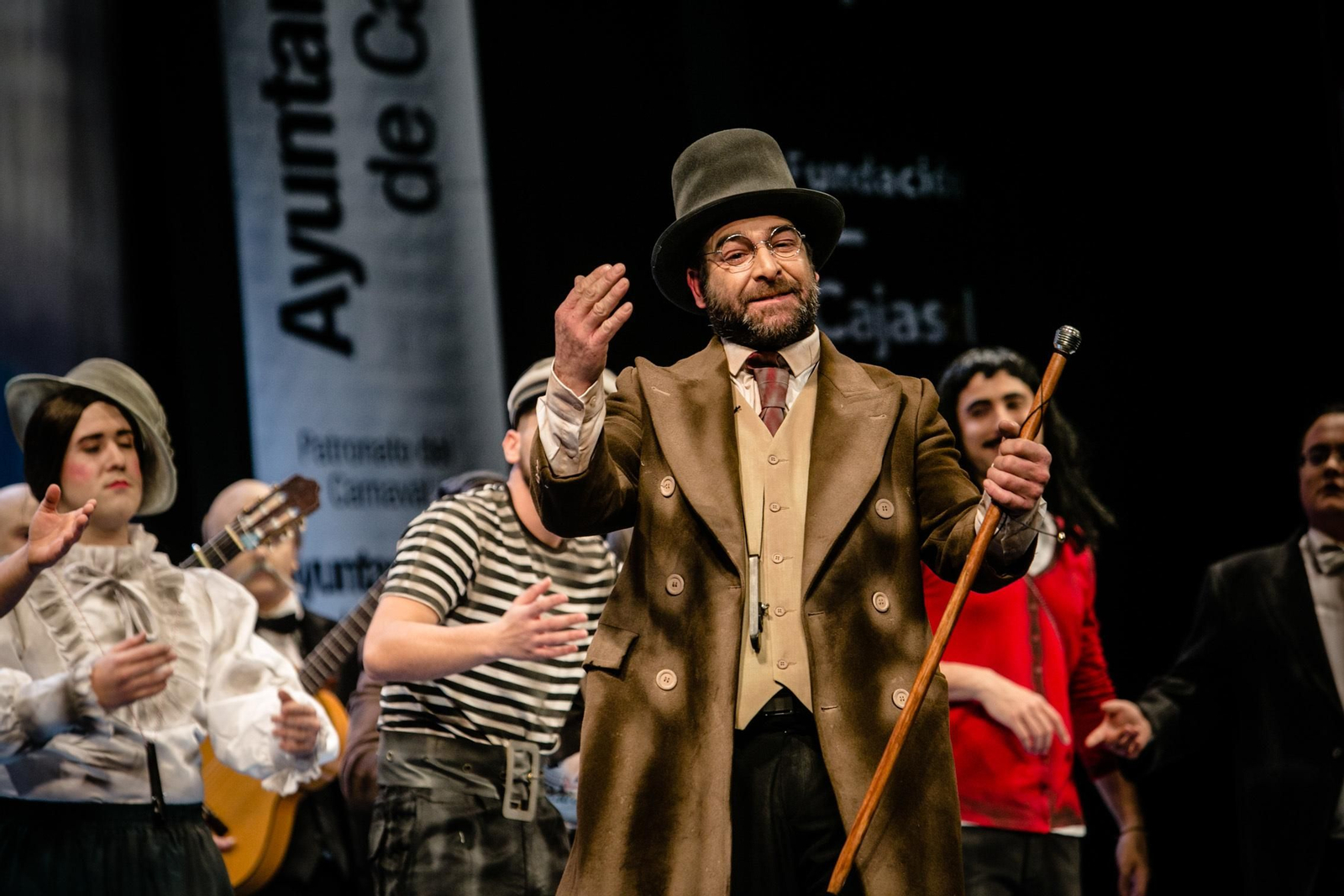 La chirigota "La reunión de media tarde"