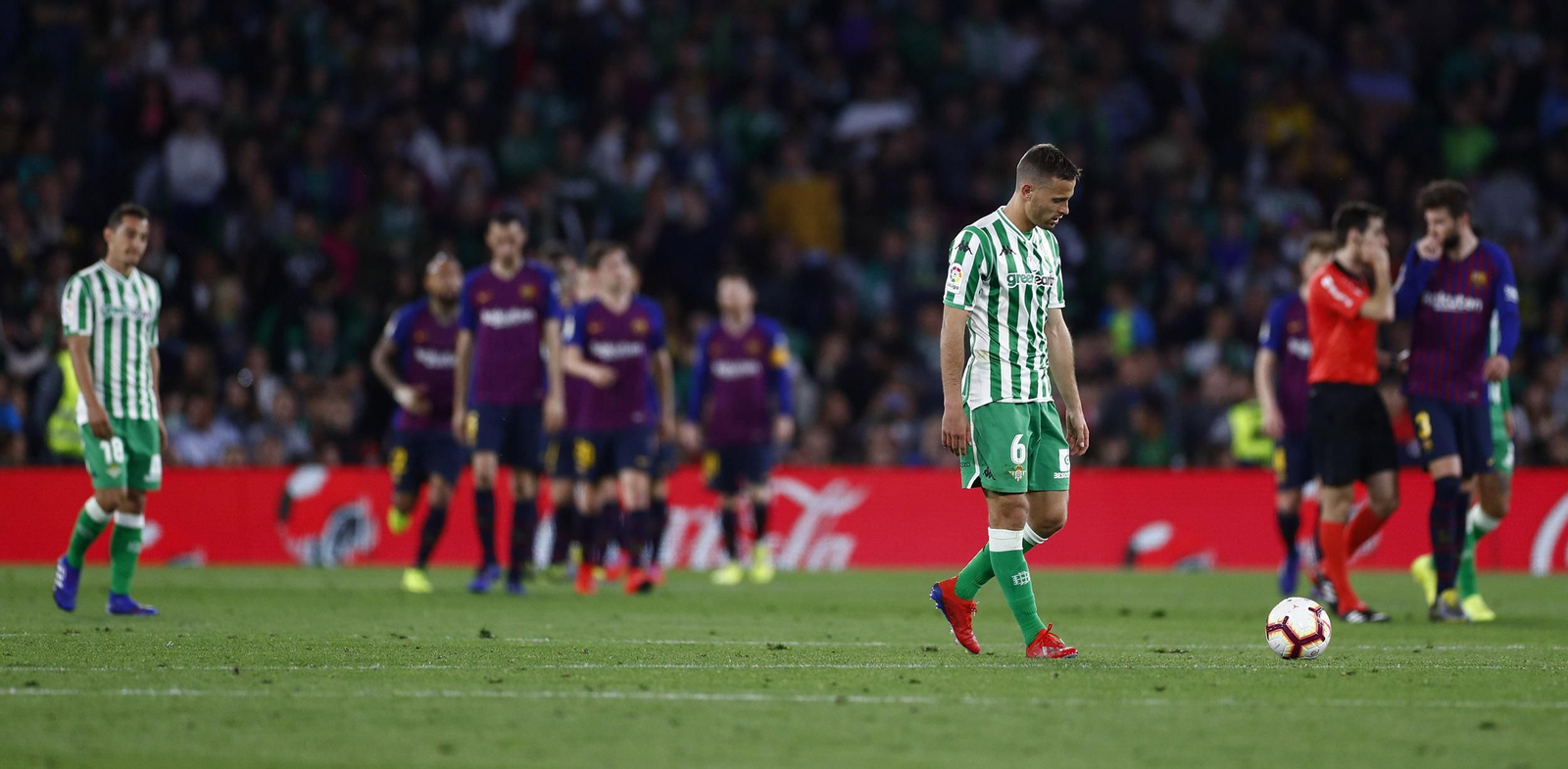 El Betis-Barcelona, en imágenes