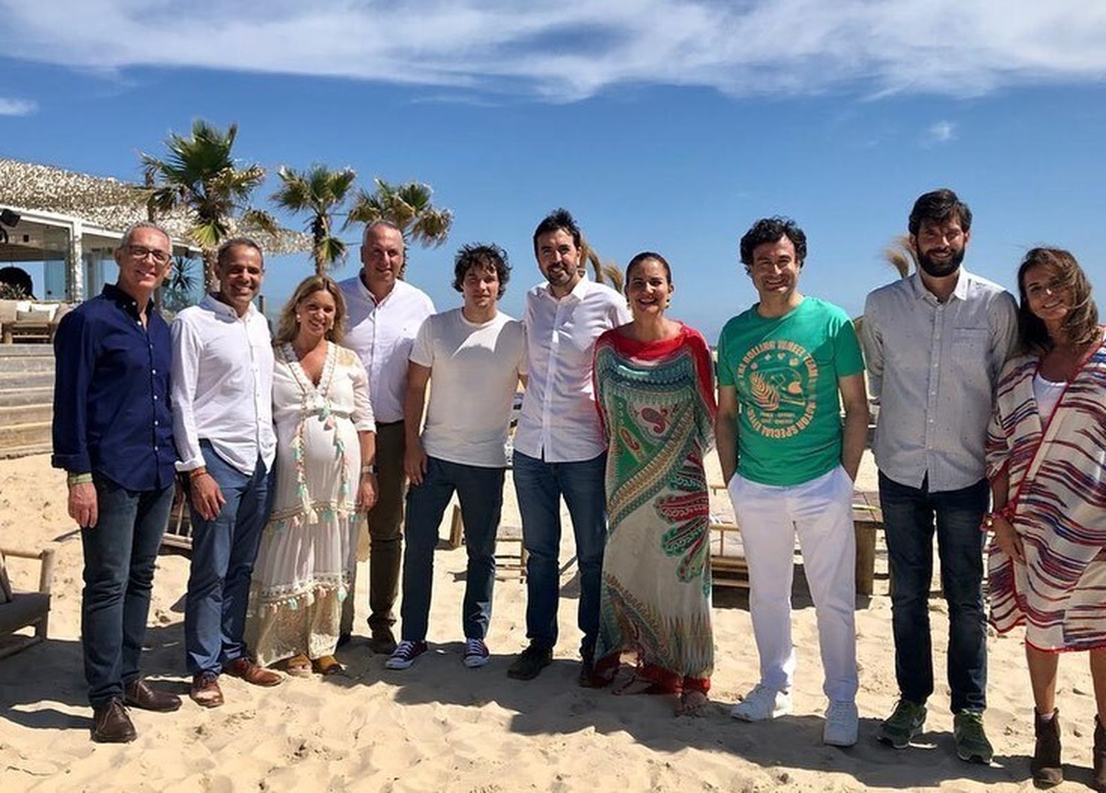 La polémica foto en Los Lances.