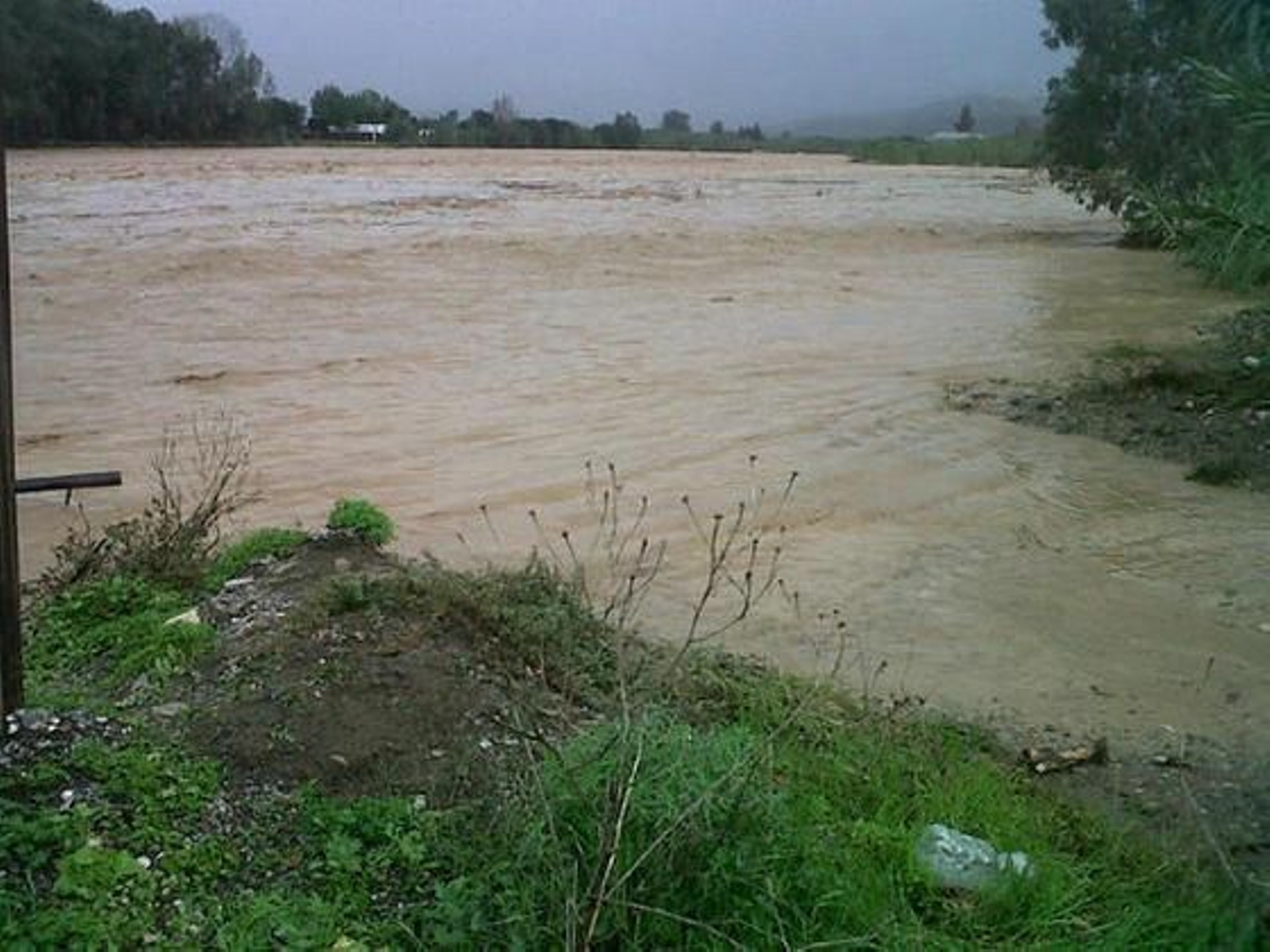 Inundaciones en la capital 

Foto: Twitter