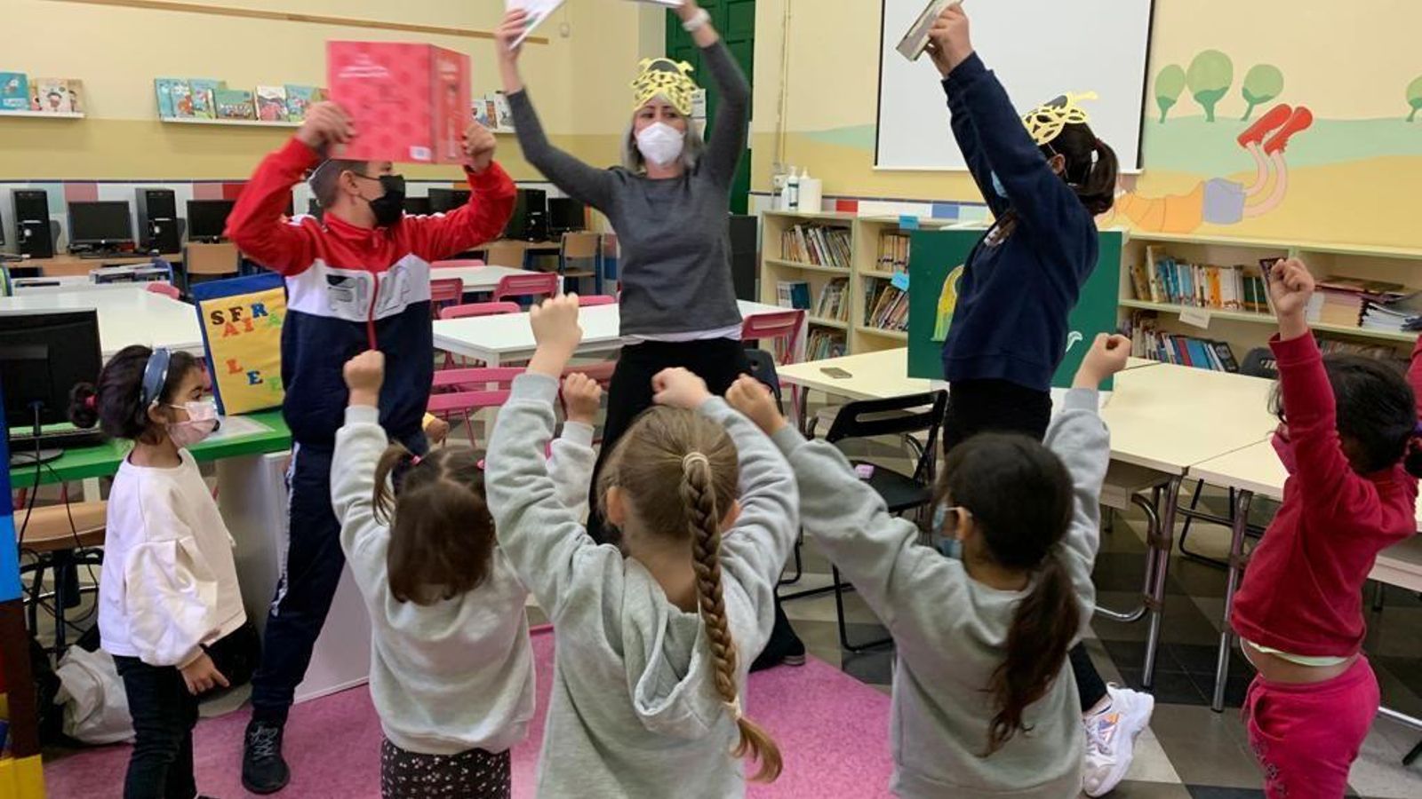 Los más pequeños, disfrutando de la animación a la lectura.