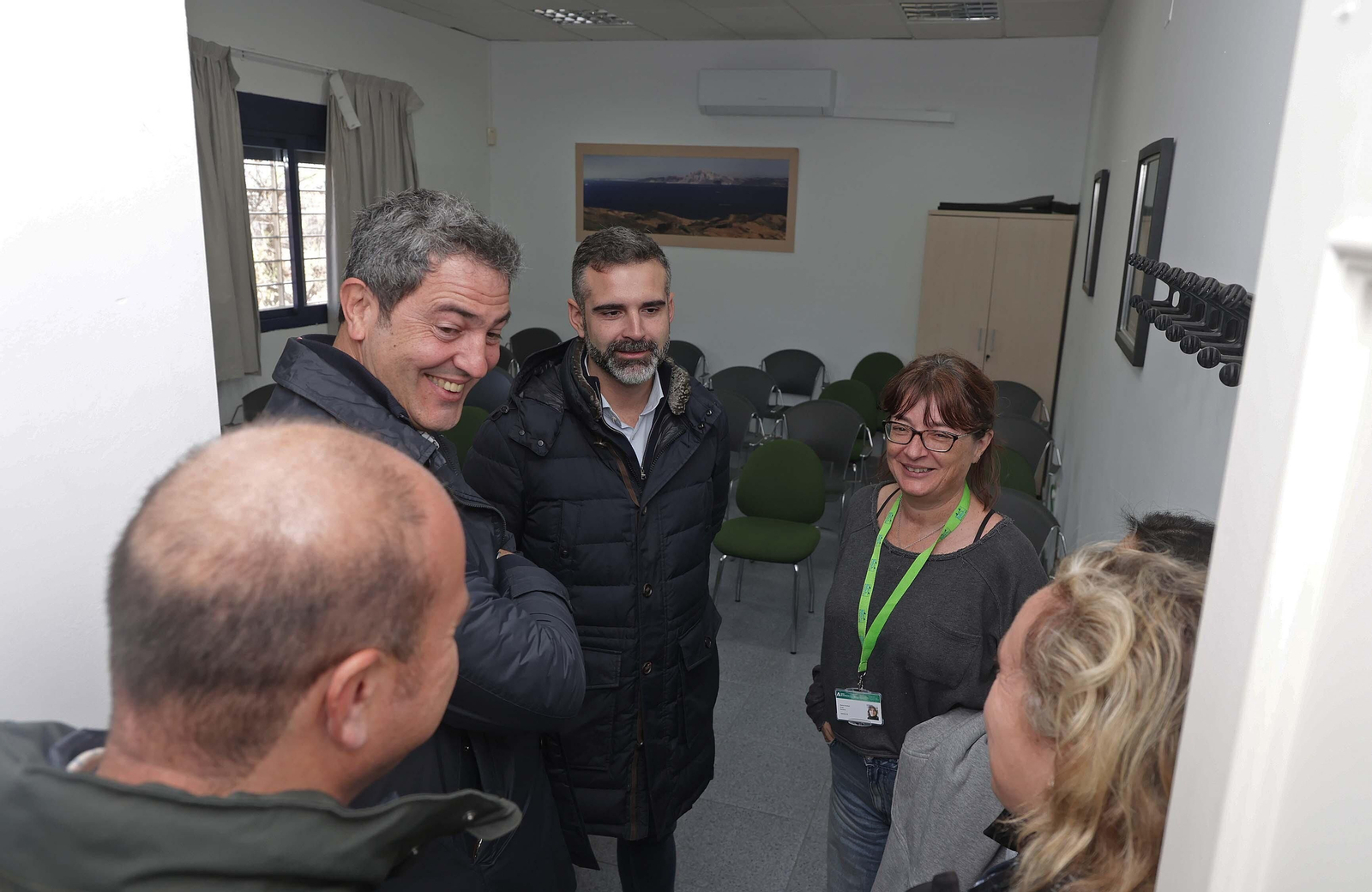 La visita de Ramón Fernández Pacheco al Cegma de Algeciras, en imágenes