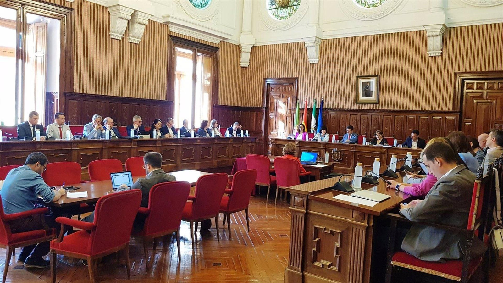 Pleno del debate del estado de la provincia en la Diputación de Jaén.