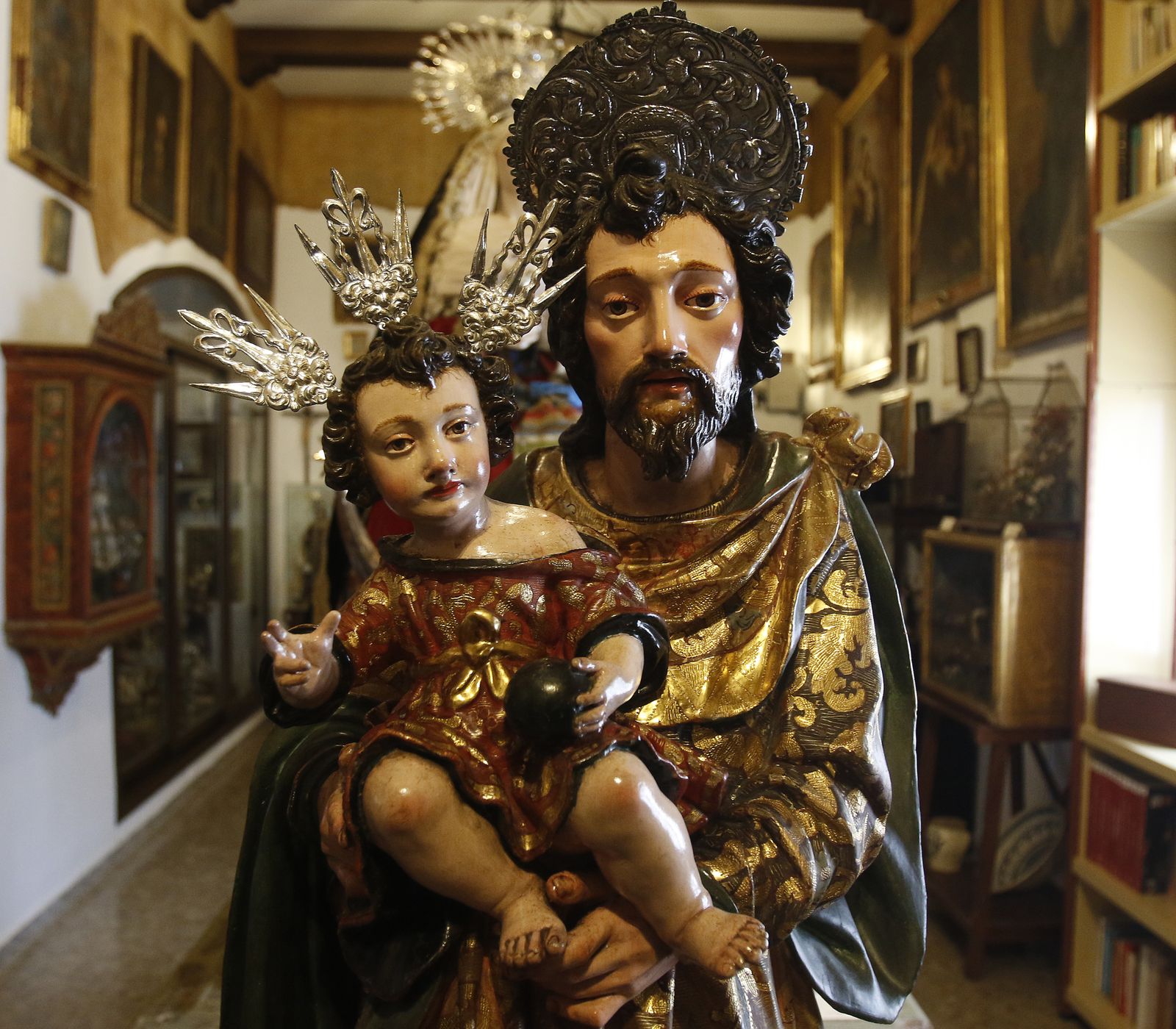 Exposición de San José en el Santo Angel