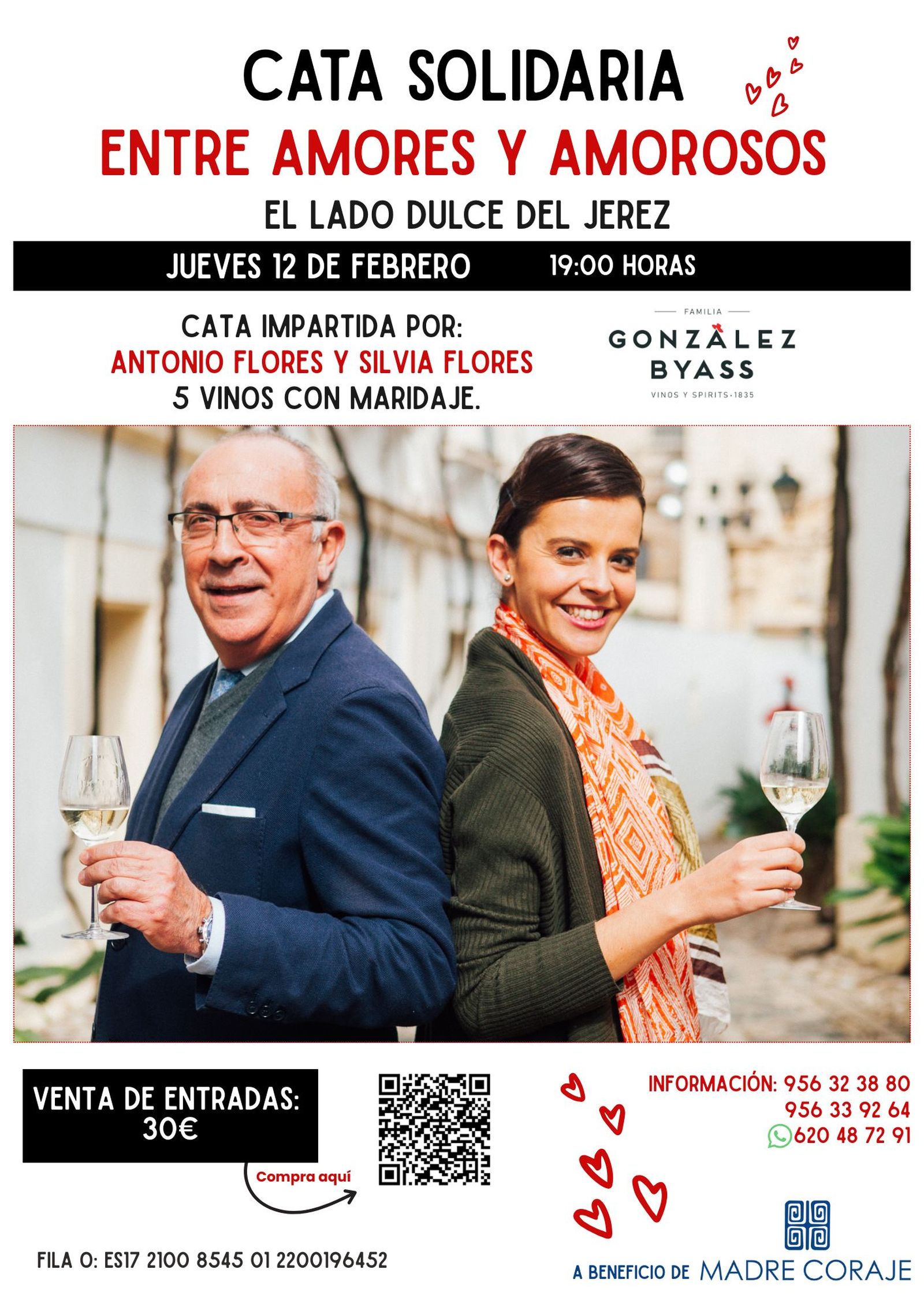 Antonio Flores, enólogo y 'master blender' de González Byass, dirigirá la cata acompañado por su hija Silvia.