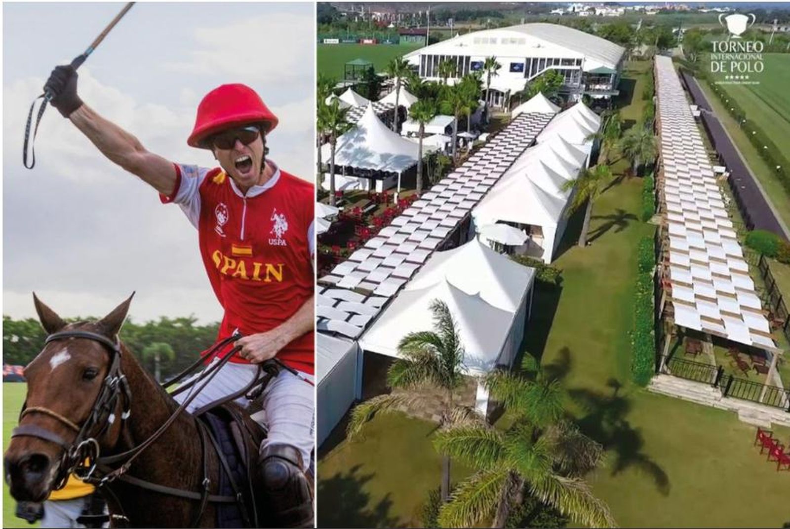 Sendas imágenes del torneo de polo en Sotogrande.