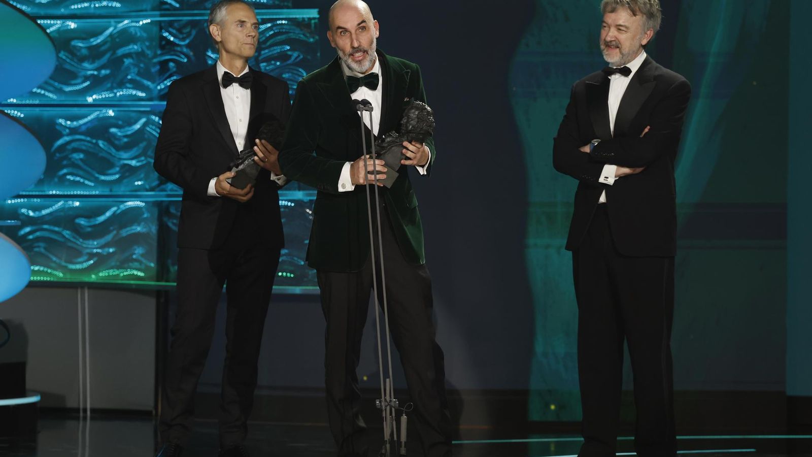 César Zelada, David Baute, Edmon Roch y Marc Sabé ganan el Goya a la mejor película de animación por 'Mariposas negras'