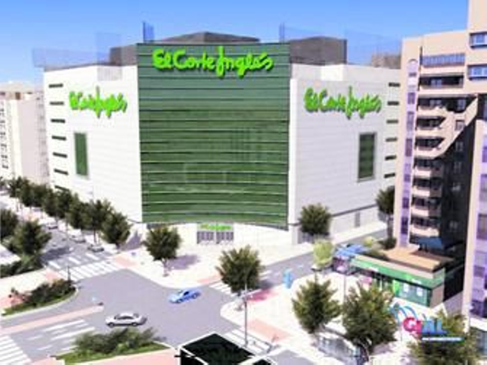 Fotomontaje realizado por encargo de Gial antes de que Cultura exigiera la conservación de la fachada de La Salle.