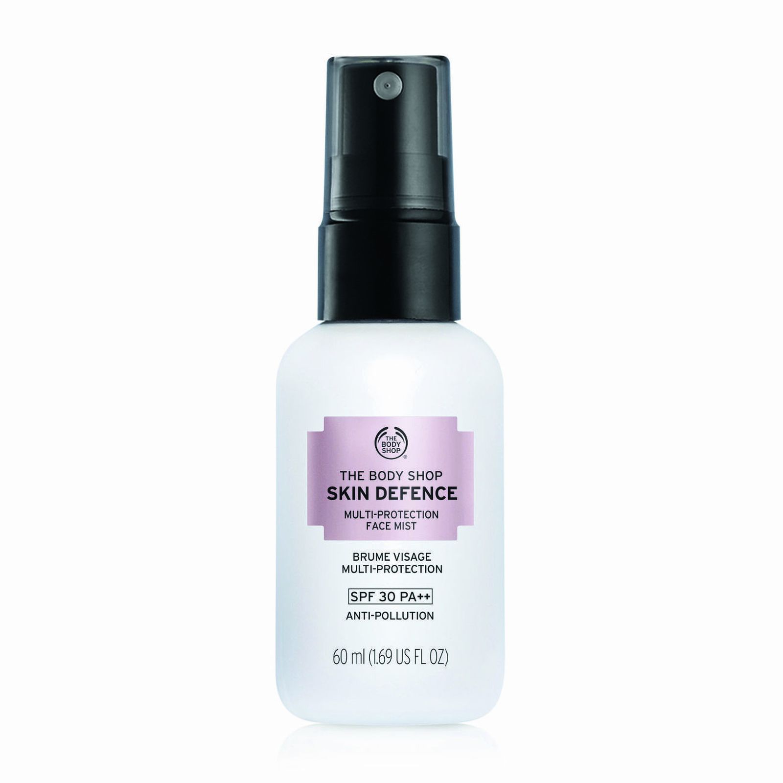 Skin Defence, protección solar en spray de The Body Shop