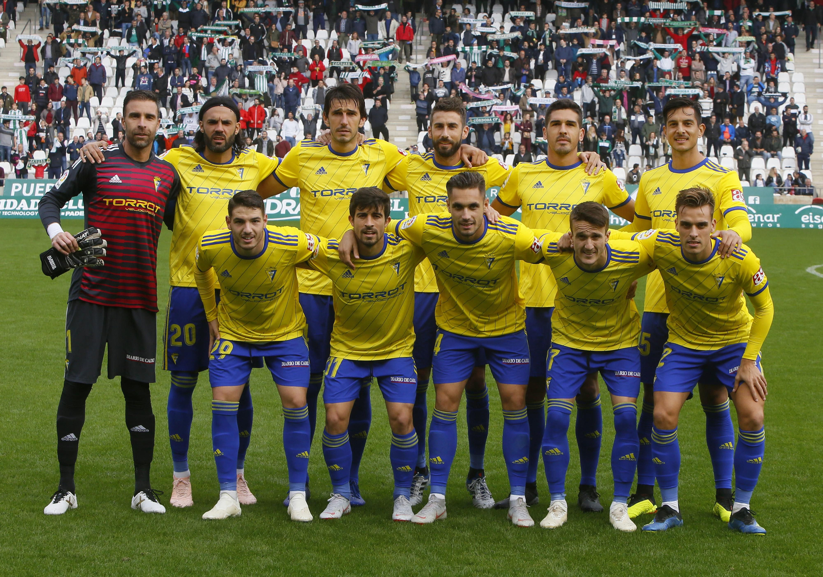 Formación inicial del Cádiz en Córdoba
