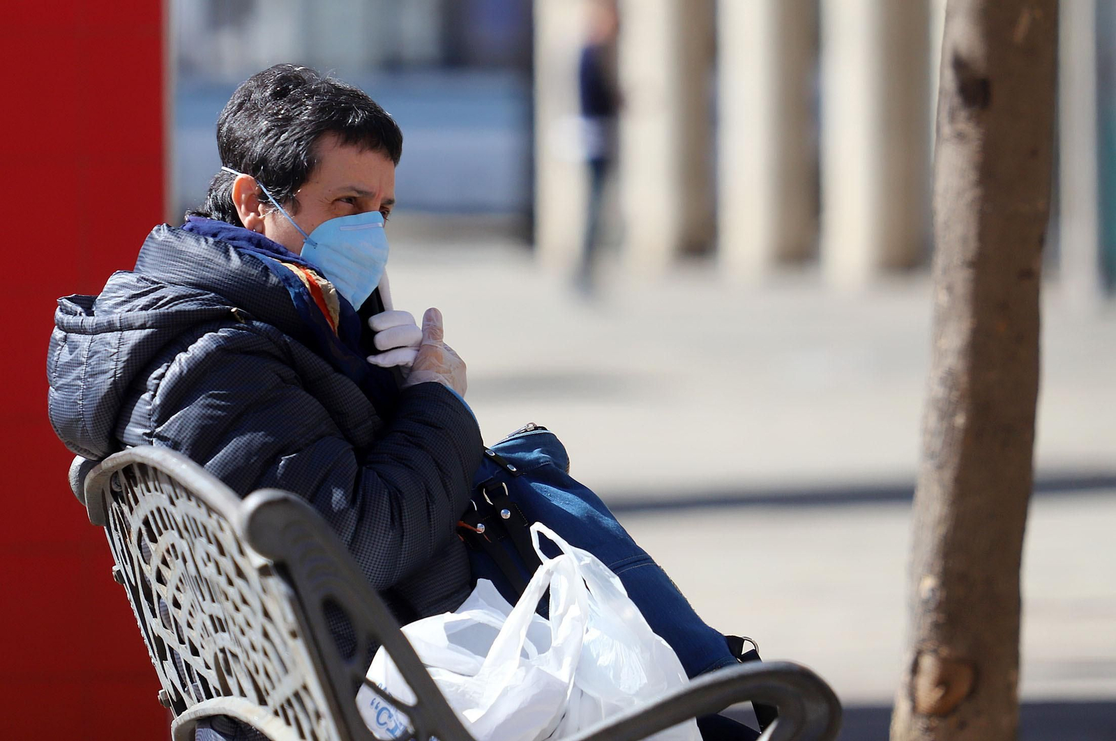 Imágenes del ambiente de hoy en el Mercado del Carmen
