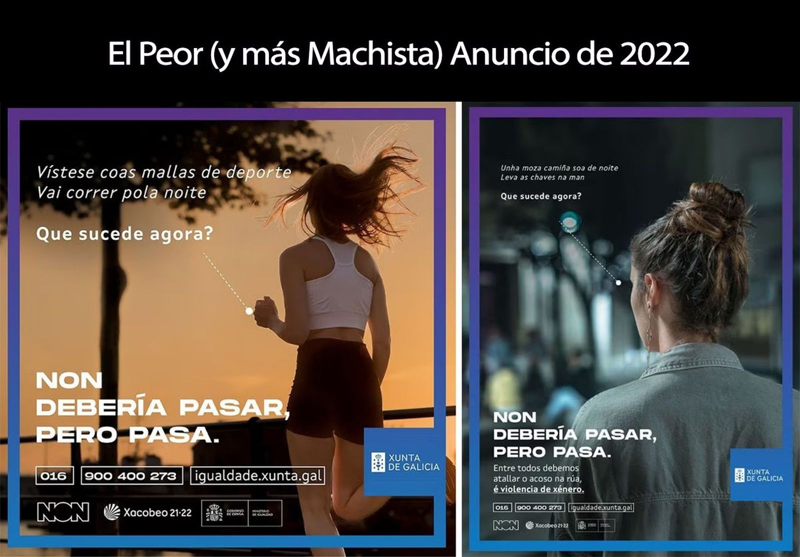 Una campaña contra la violencia de género de la Xunta de Galicia es el anuncio más machista del año para Facua