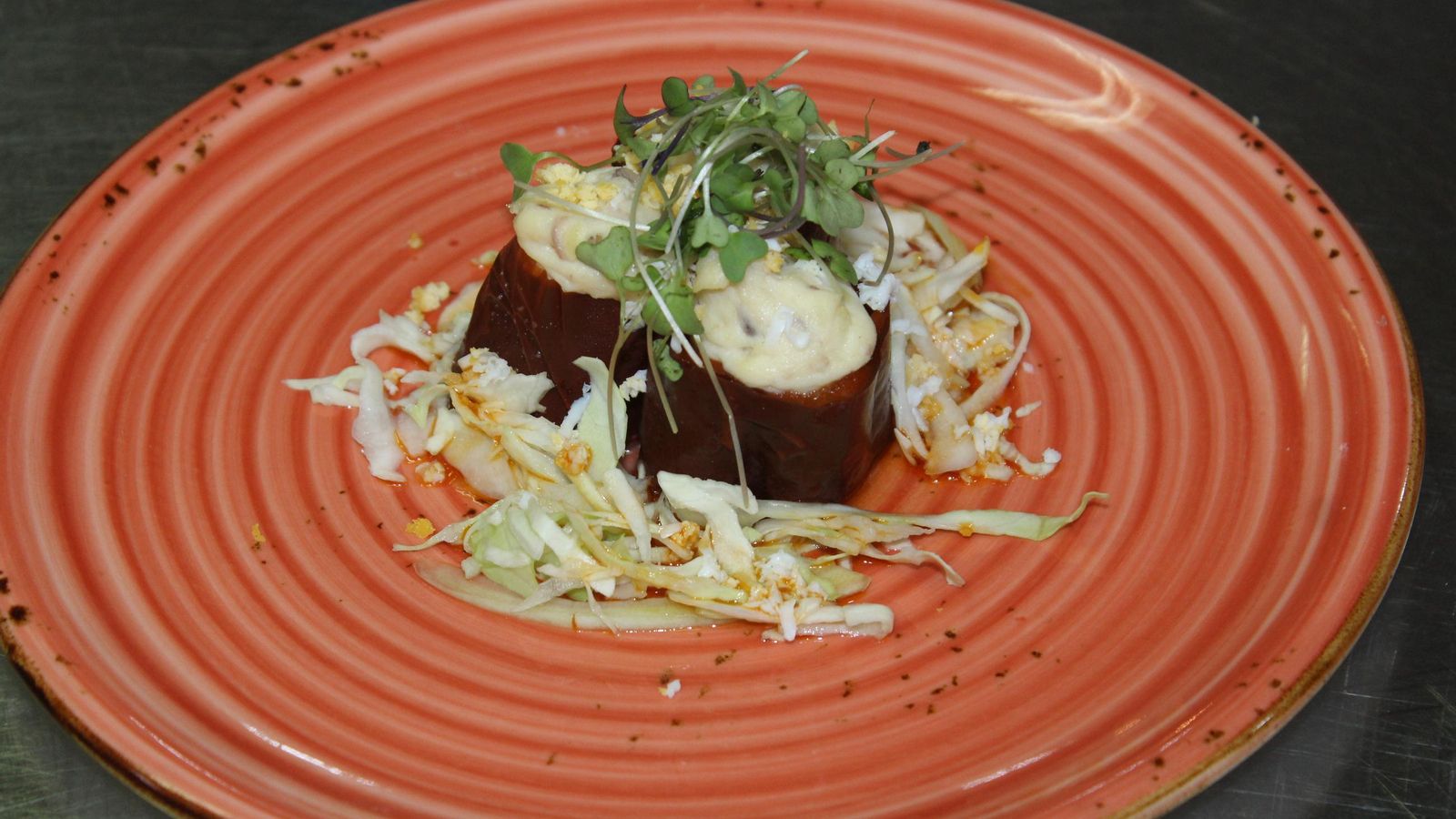 Uno de los platos de las jornadas de 2024 en Terraza Carmona.