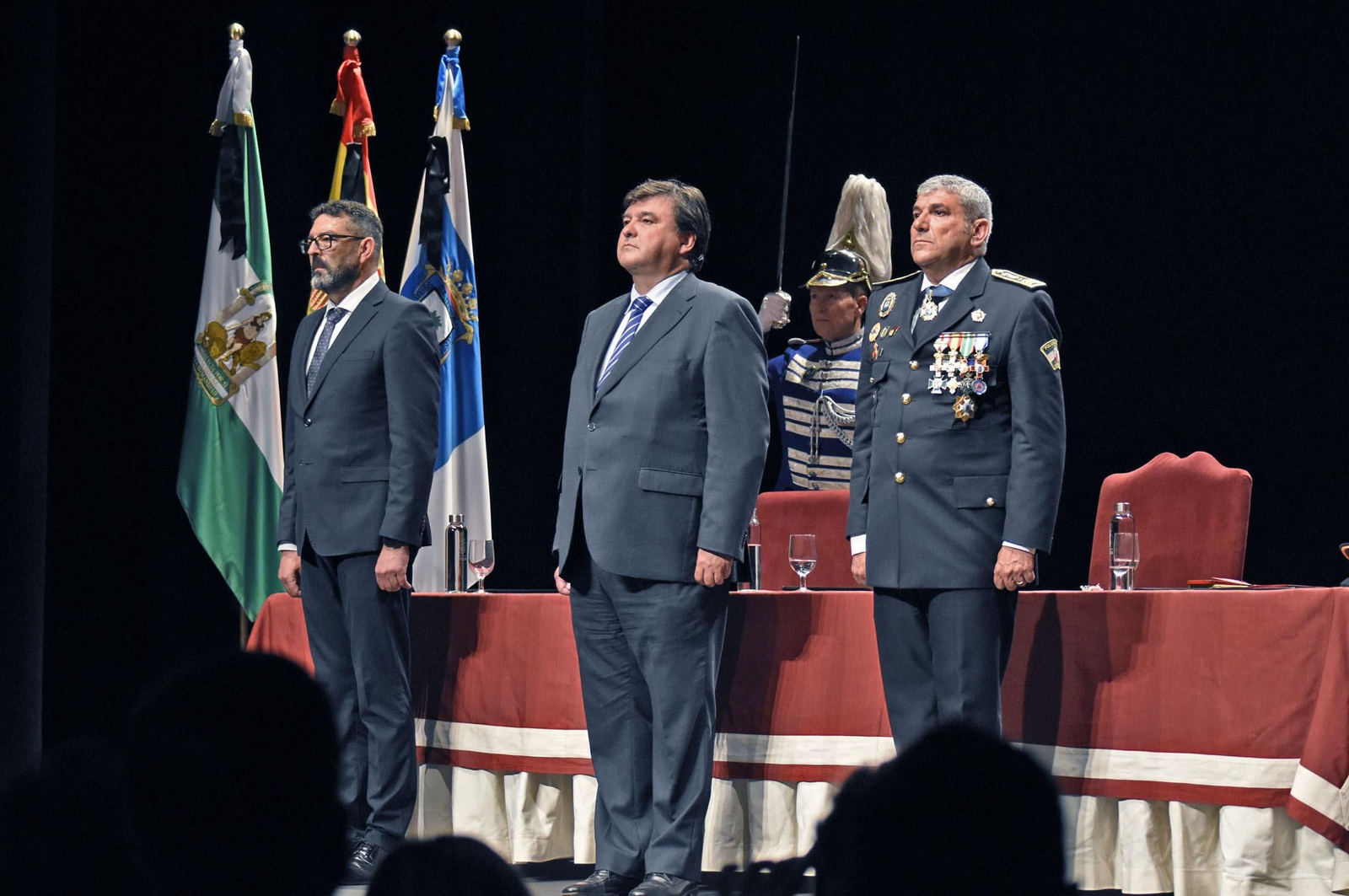 Imágenes del acto del Día de la Policía Local de Huelva