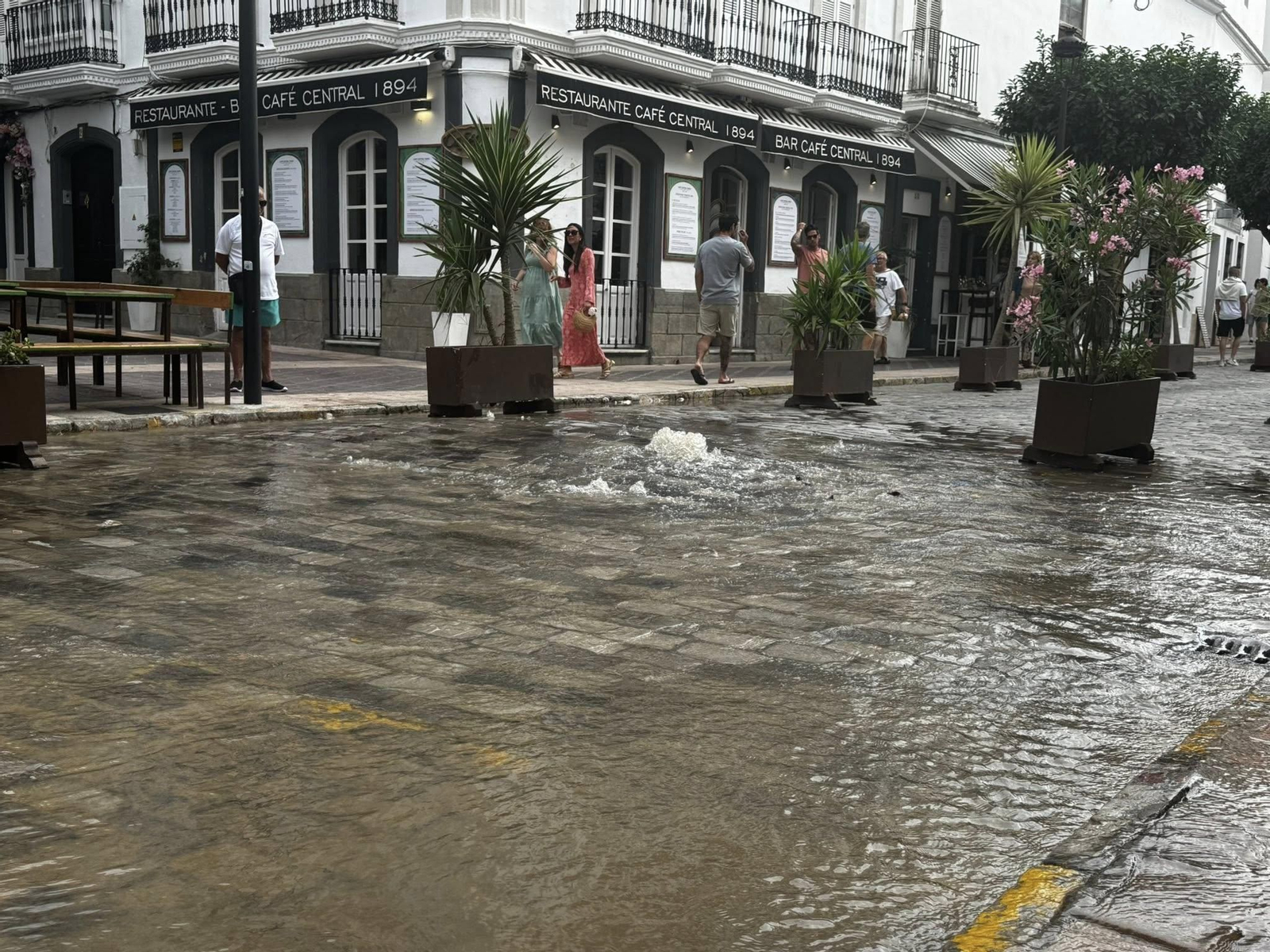 La avería en La Calzada.