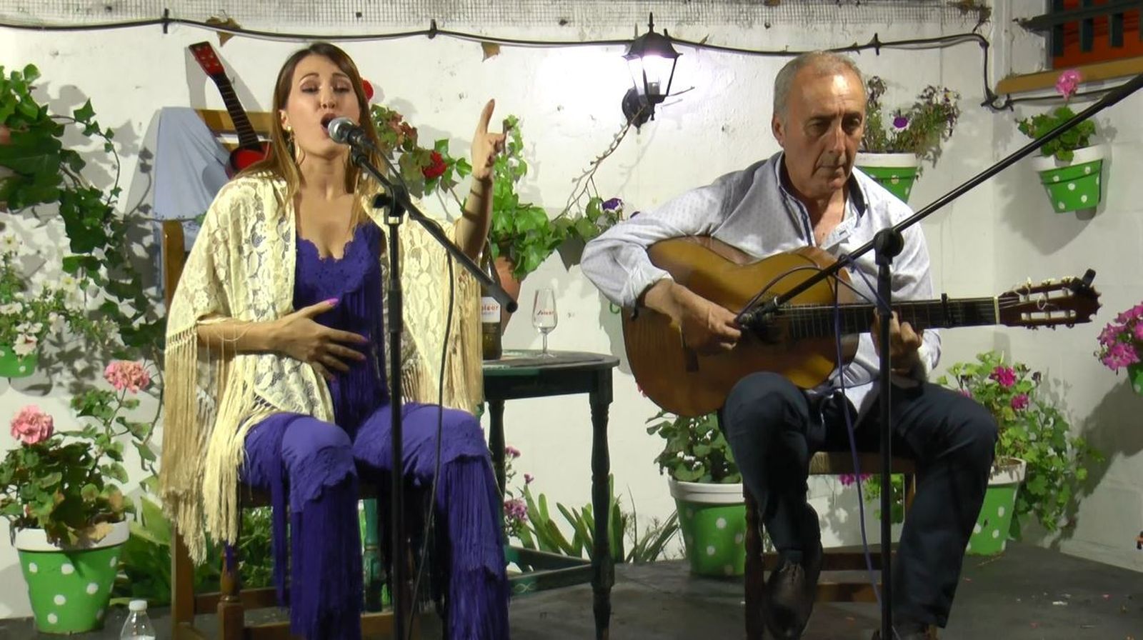 Una de las participantes en el último concurso de livianas de la Peña Canalejas