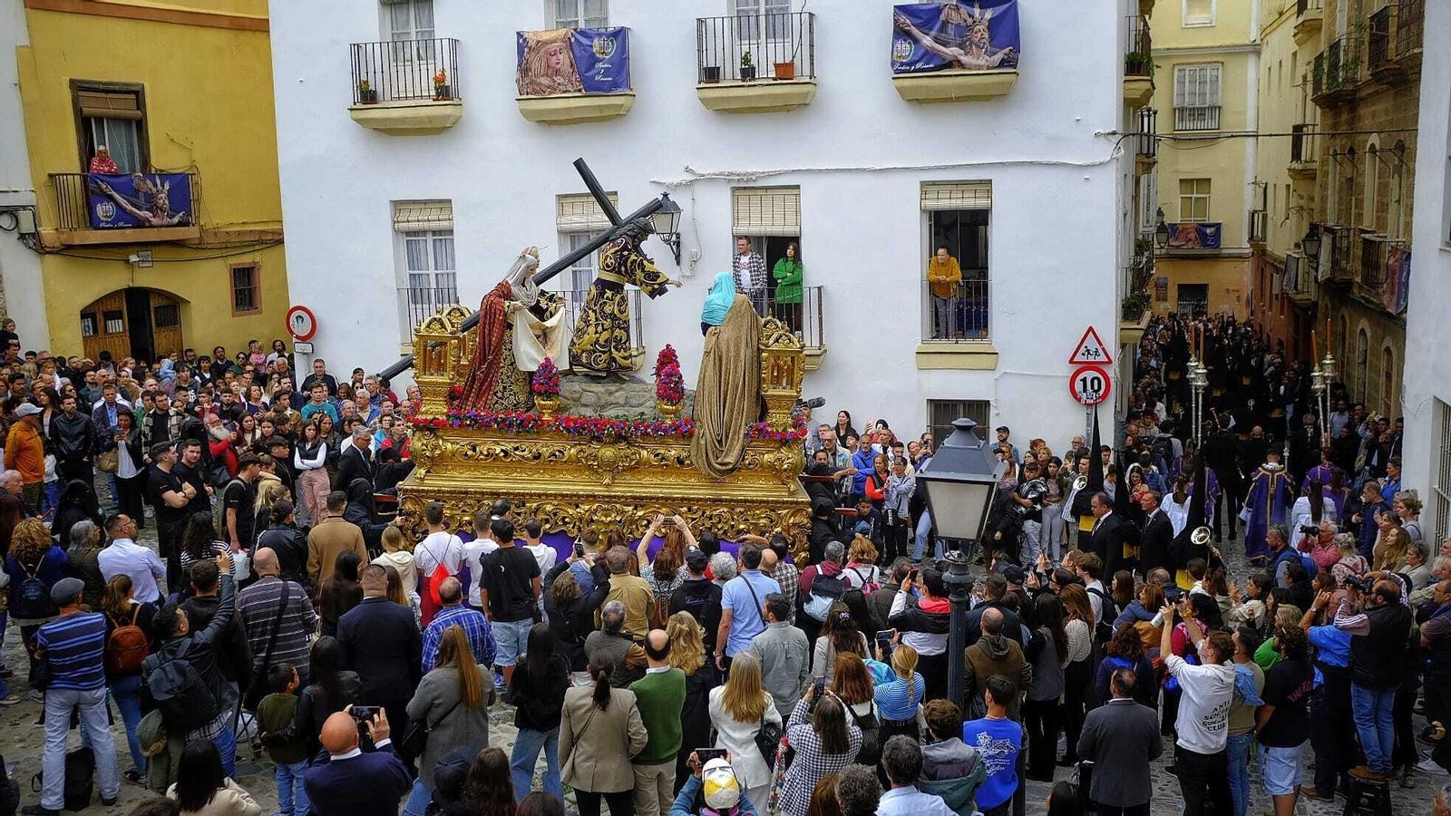El paso de misterio de la cofradía de Sanidad El paso de misterio de la cofradía de Sanidad