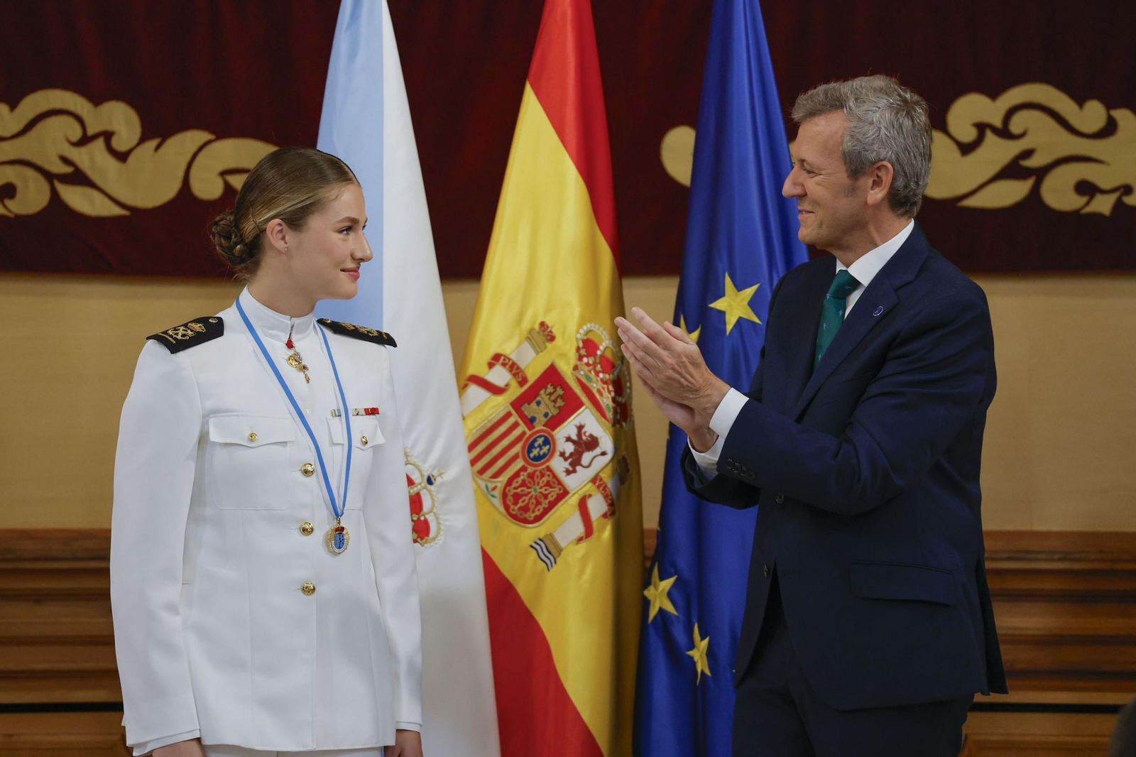Las fotos de la entrega de la Medalla de Oro de Galicia a la princesa Leonor