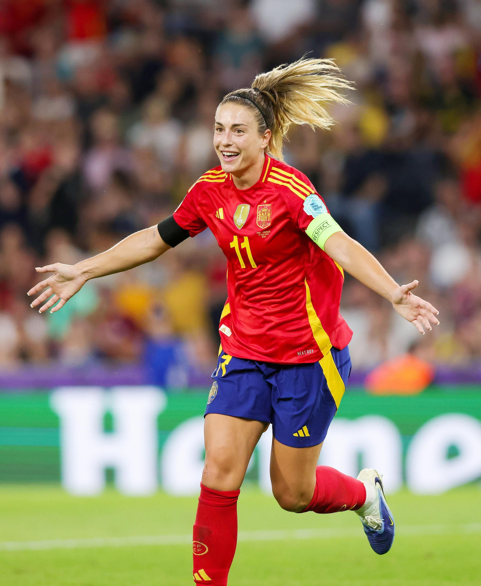 Las fotos del España-Portugal en la Eurocopa femenina