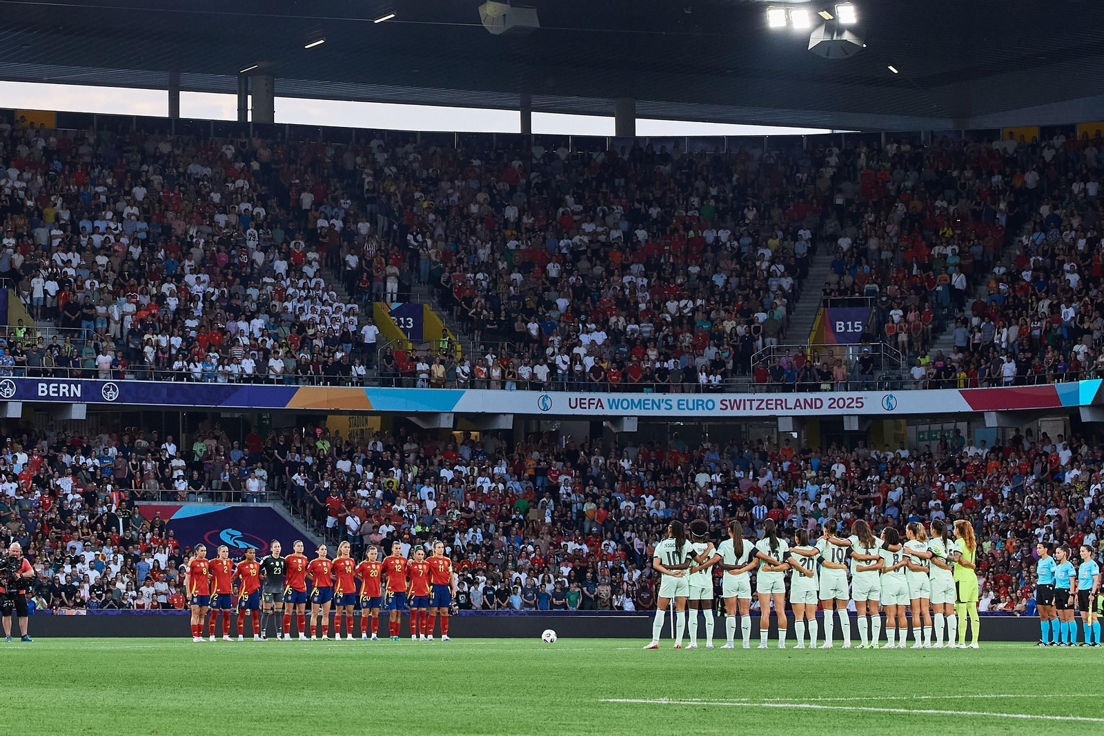 Las fotos del España - Portugal en la Eurocopa femenina