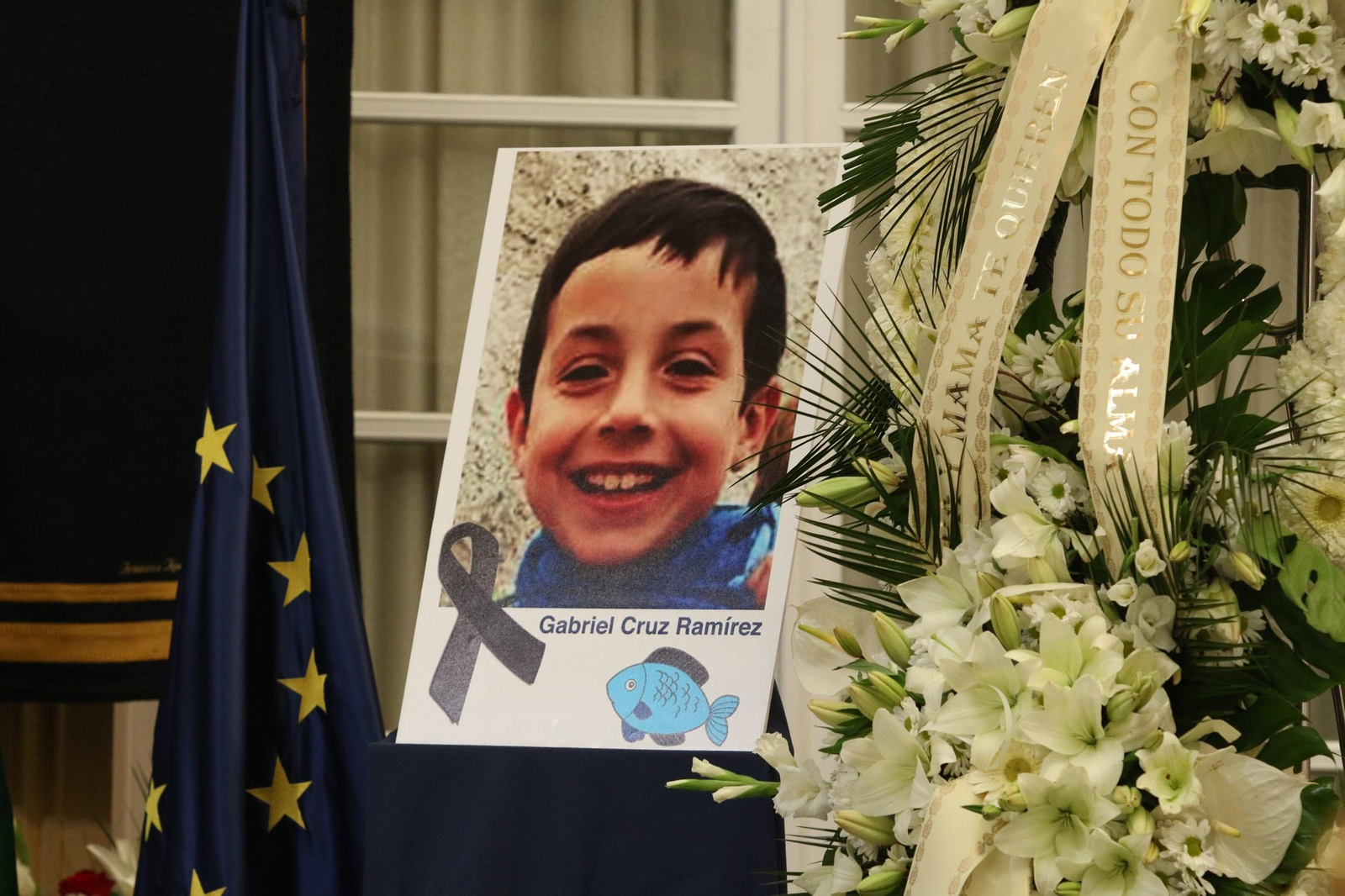 Las imágenes de la capilla ardiente por Gabriel