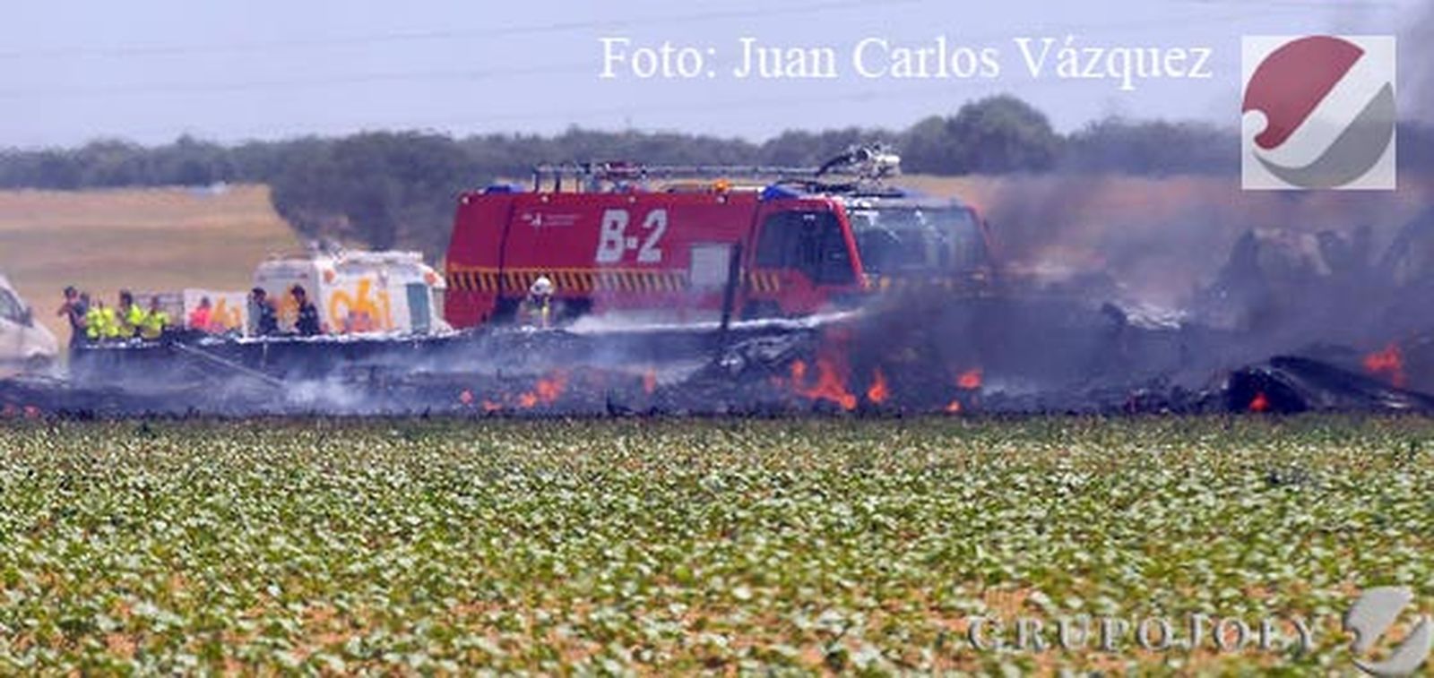 Las imágenes del accidente del A400M