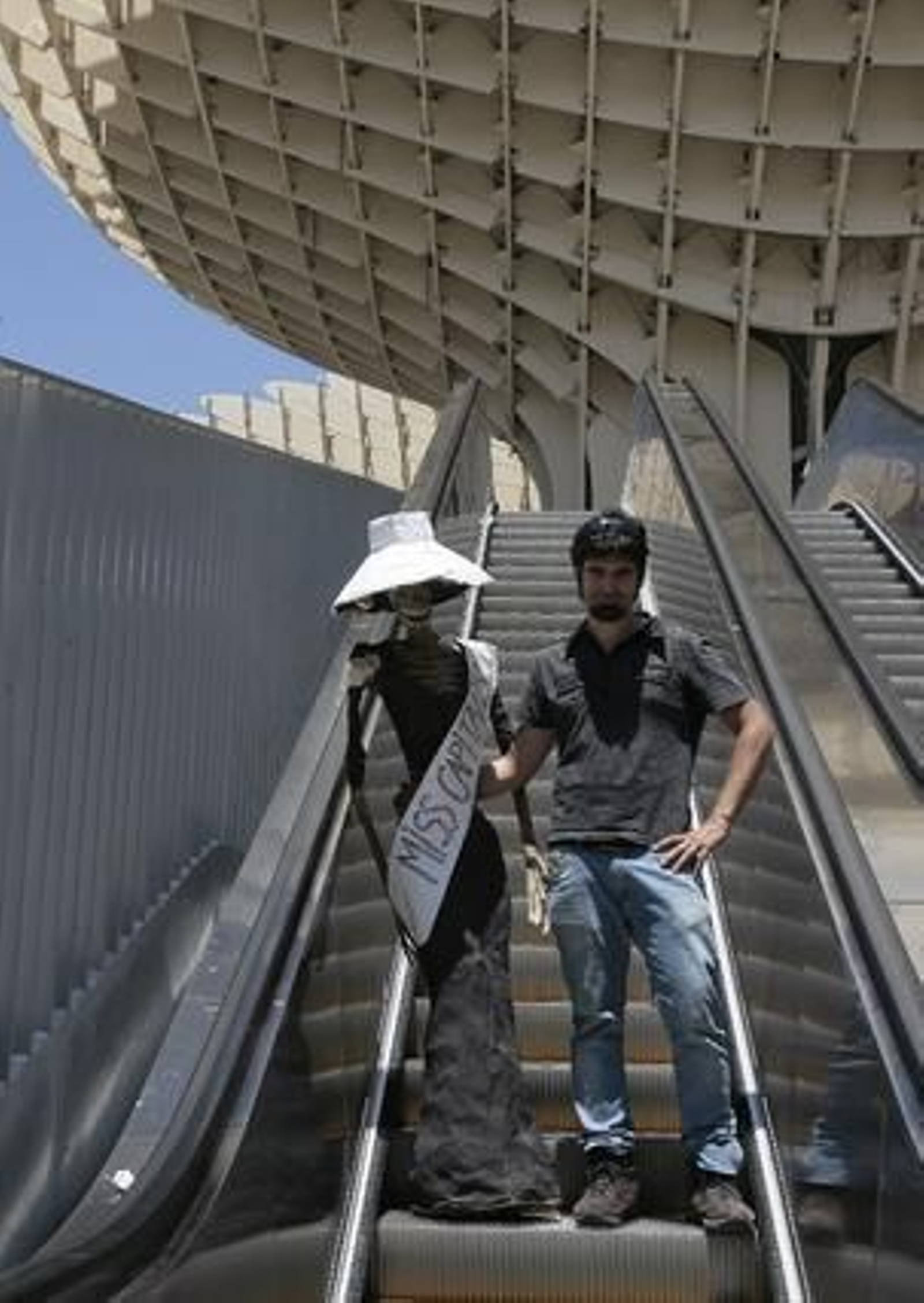 Desalojo en las 'setas'