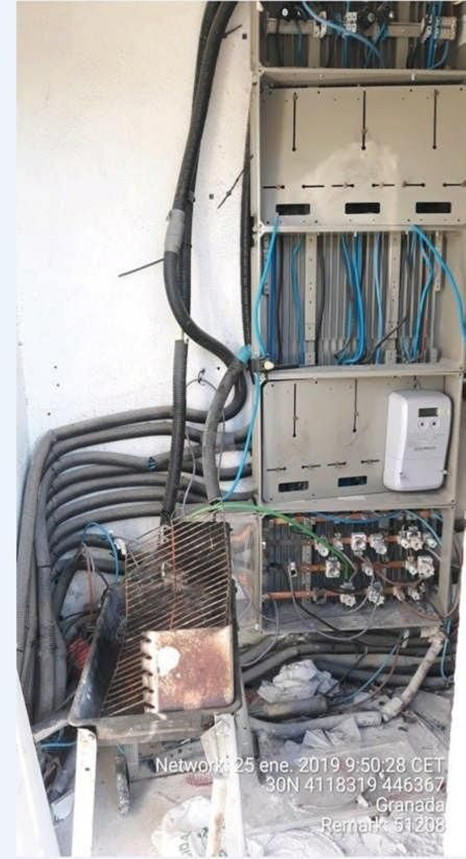 Contadores antes de la mejora.