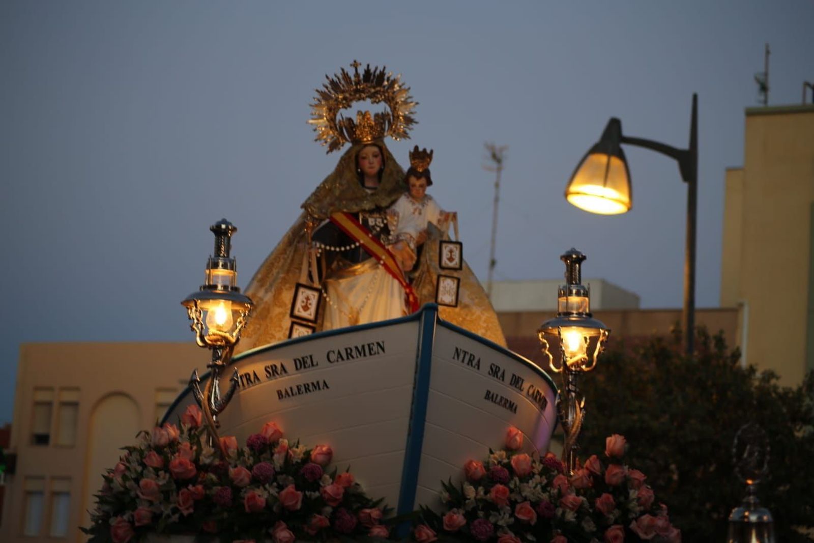 En imágenes, la Virgen del Carmen en Balerma, El Ejido