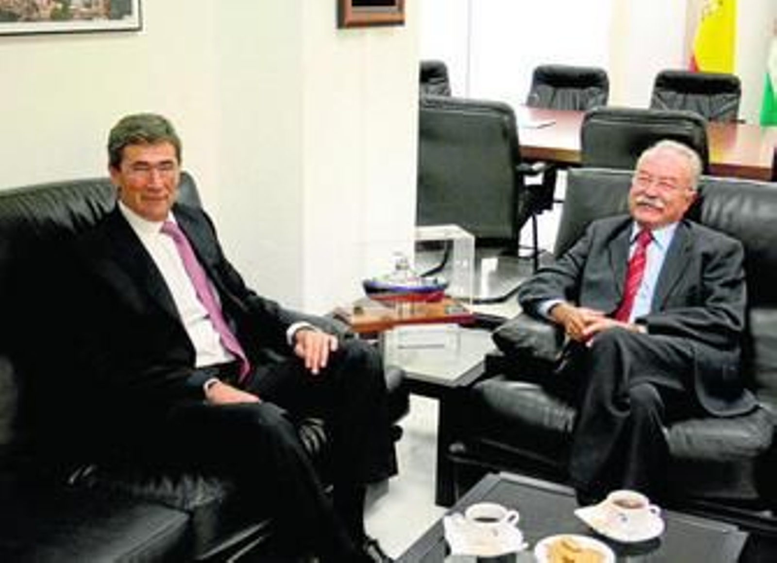 Contenedores en el muelle Juan Carlos I, en una imagen reciente.