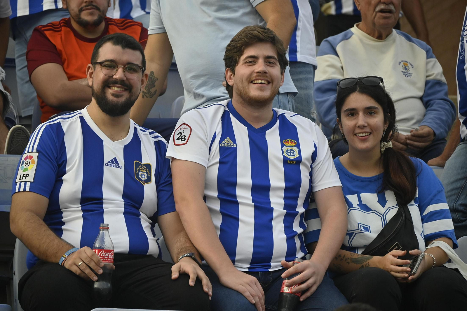 Ambiente del partido del Recreativo de Huelva y el Cádiz FC Mirandilla