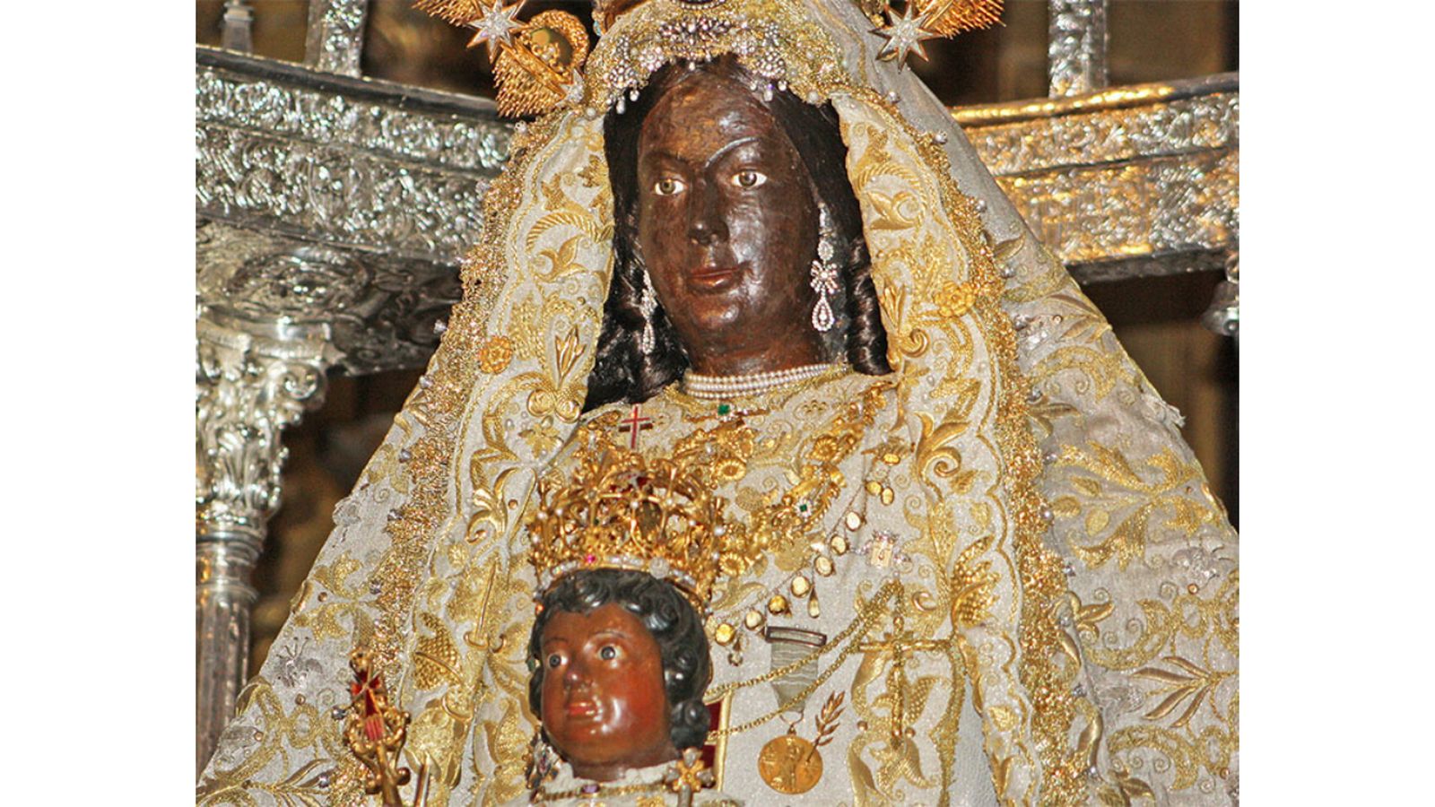 Imagen de la Virgen de la Merced, patrona de Jerez que, según algunos historiadores jerezanos, procede del convento de los mercedarios de la Algeciras medieval.