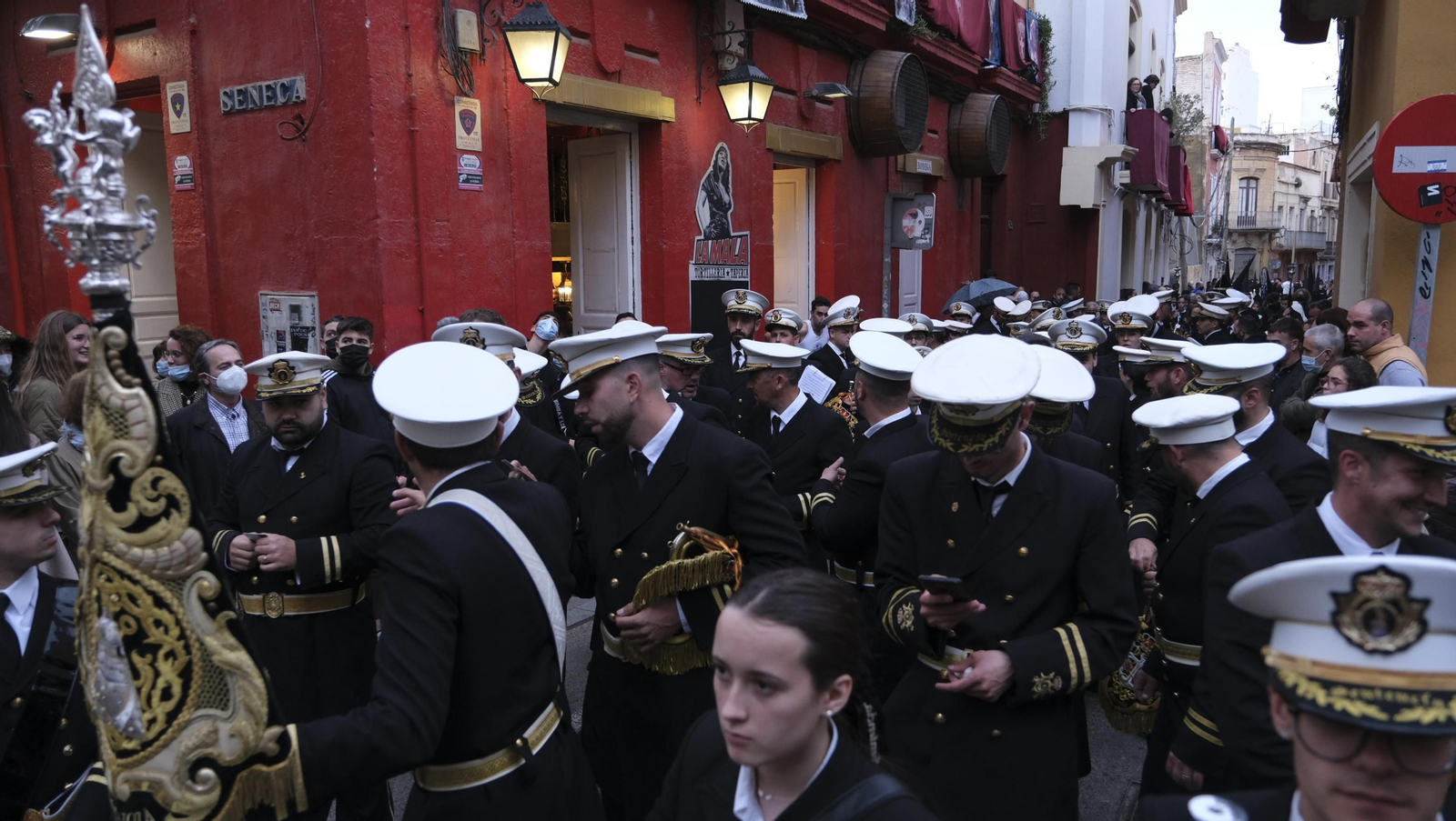 Procesión del Encuentro en Almería, en imágenes.