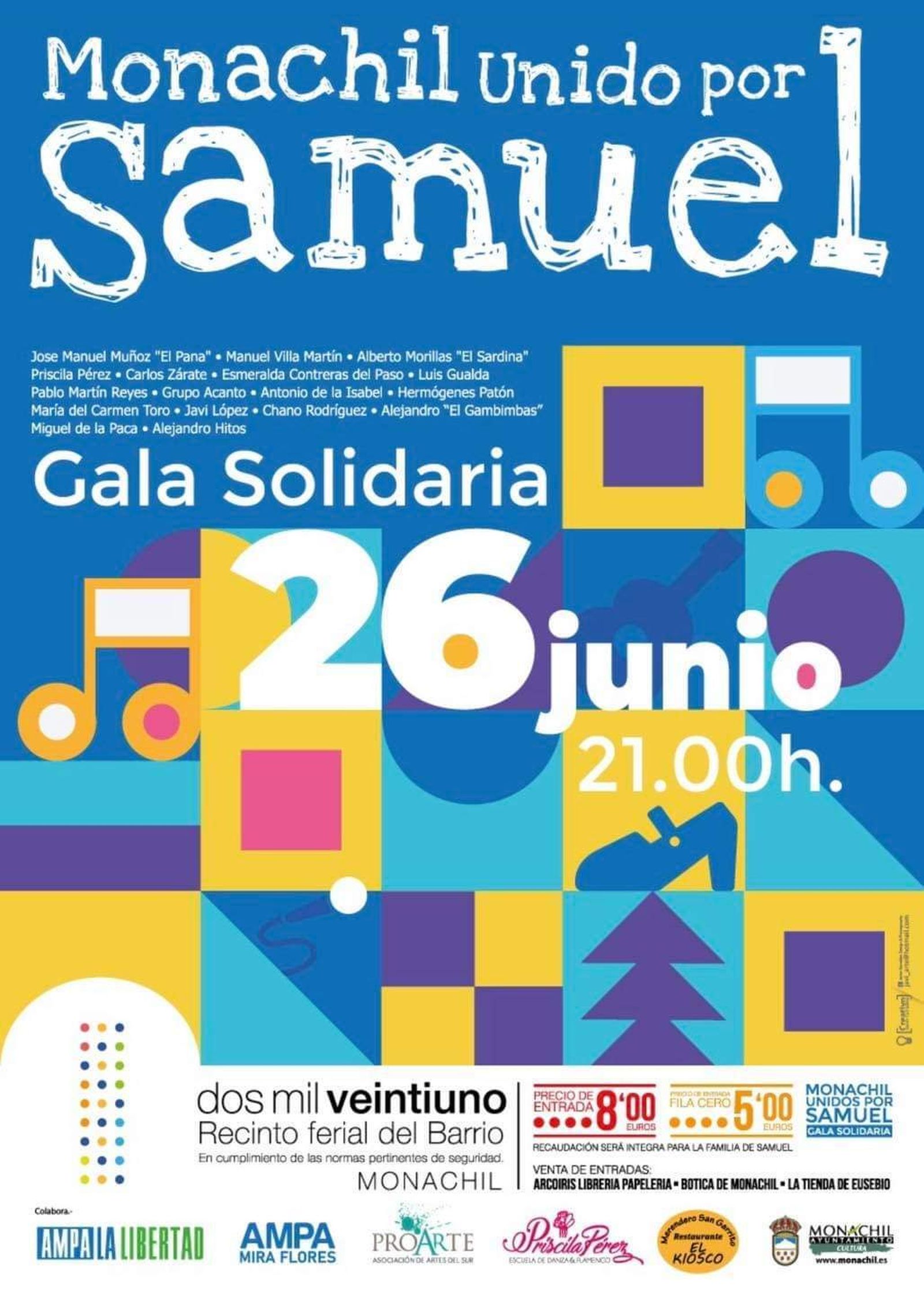 Monachil organiza una gala benéfica para ayudar a un niño de cuatro años con un tumor cerebral