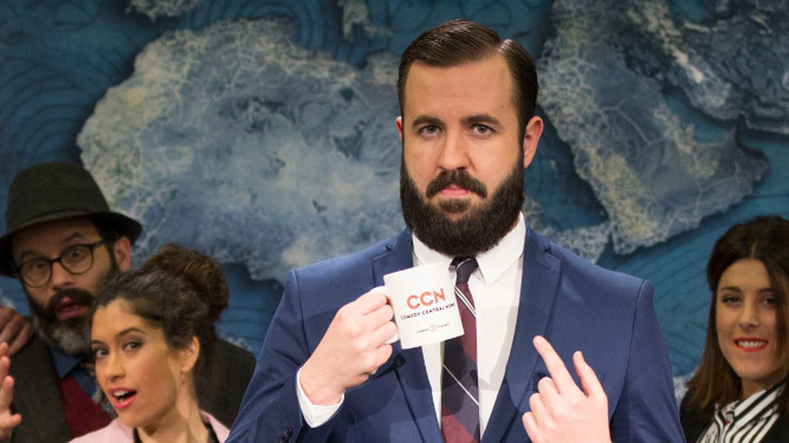 Antonio Castelo,  con sus colabores de 'CCN'.