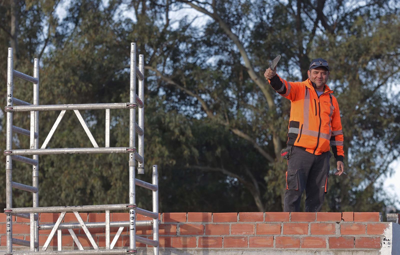 Así van las obras del aparcamiento de La Menacha junto al Nuevo Mirador