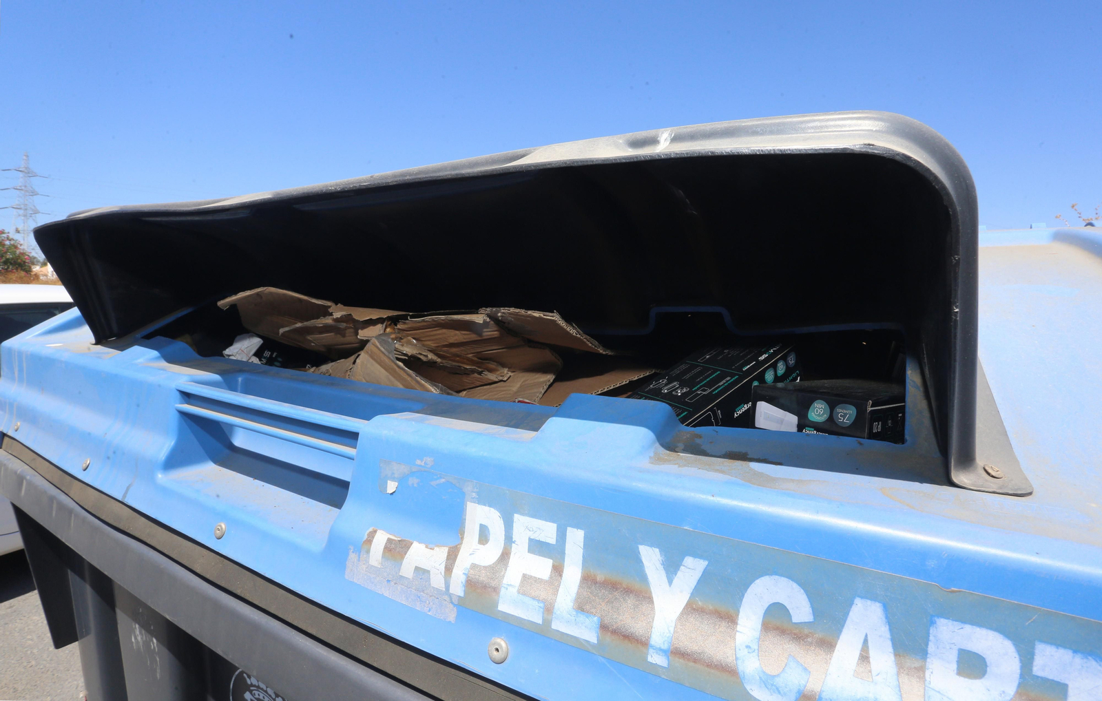 Imágenes de la acumulación de basura en el Polígono San Diego de Huelva