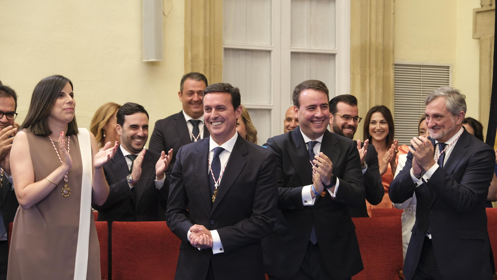 Imágenes del acto de constitución de la Diputación de Almería