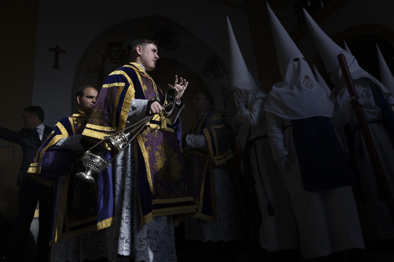 Las imágenes de la hermandad del Ecce Homo en la Semana Santa de San Fernando 2025