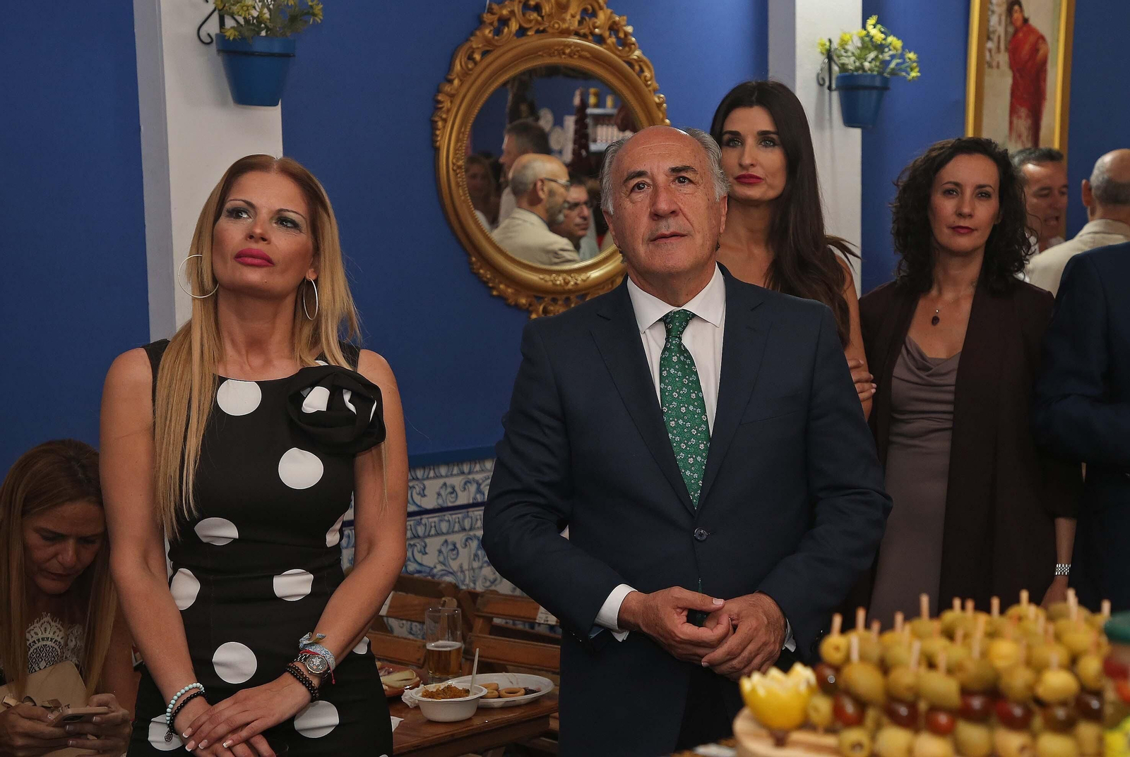 Fotos de la copa de autoridades en la caseta municipal de la Feria Real de Algeciras 2023