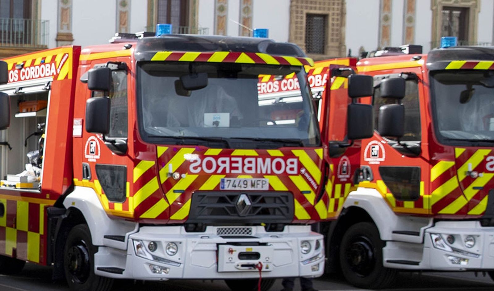 Vehículos del Consorcio Provincial de Bomberos de Córdoba.