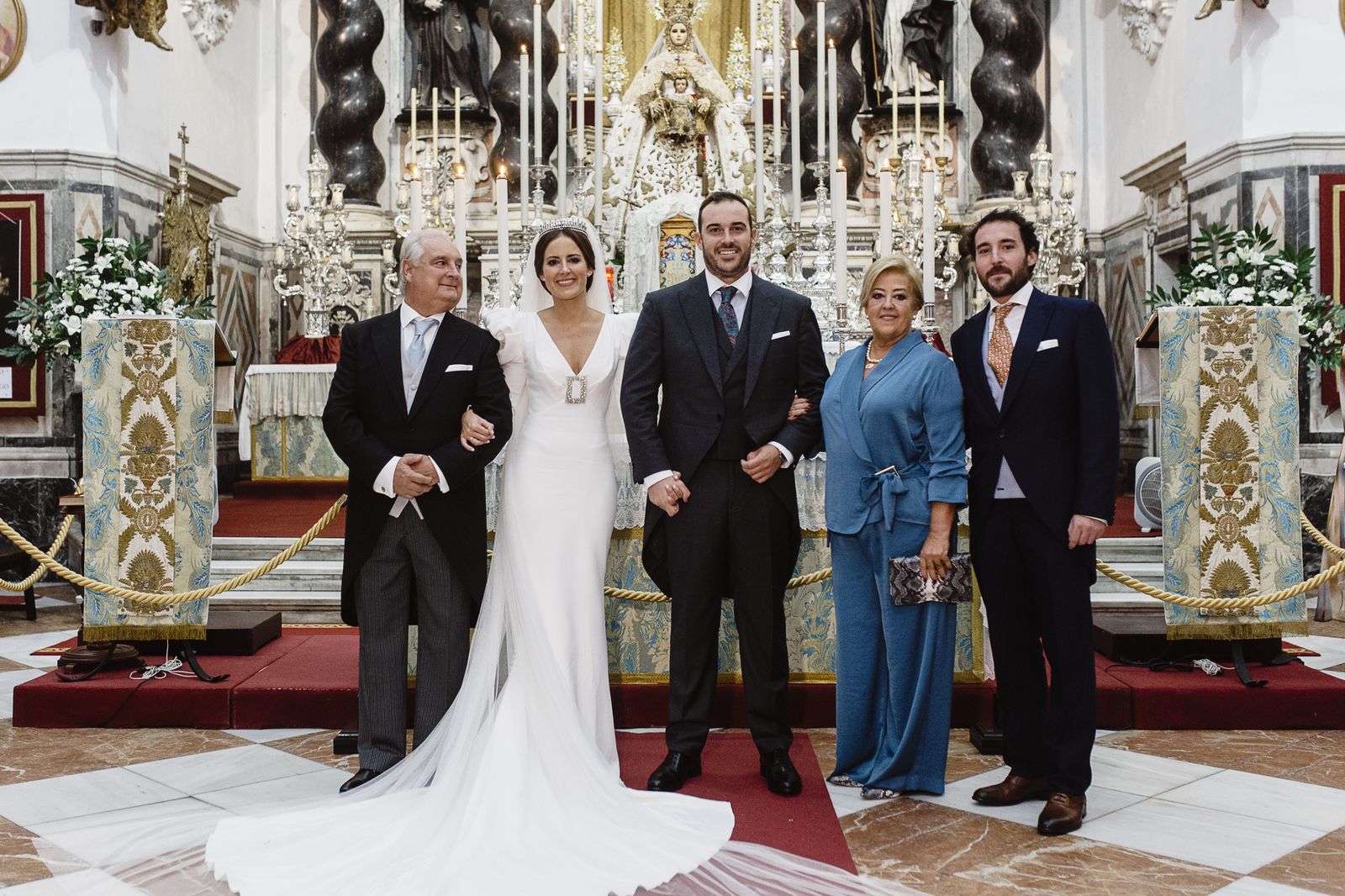 Juan Carlos Borrell Cela, Alejandra Borrell Muñoz, José León Moral Marenco, Mª José Muñoz Leonicio y Juan Carlos Borrell Muñoz